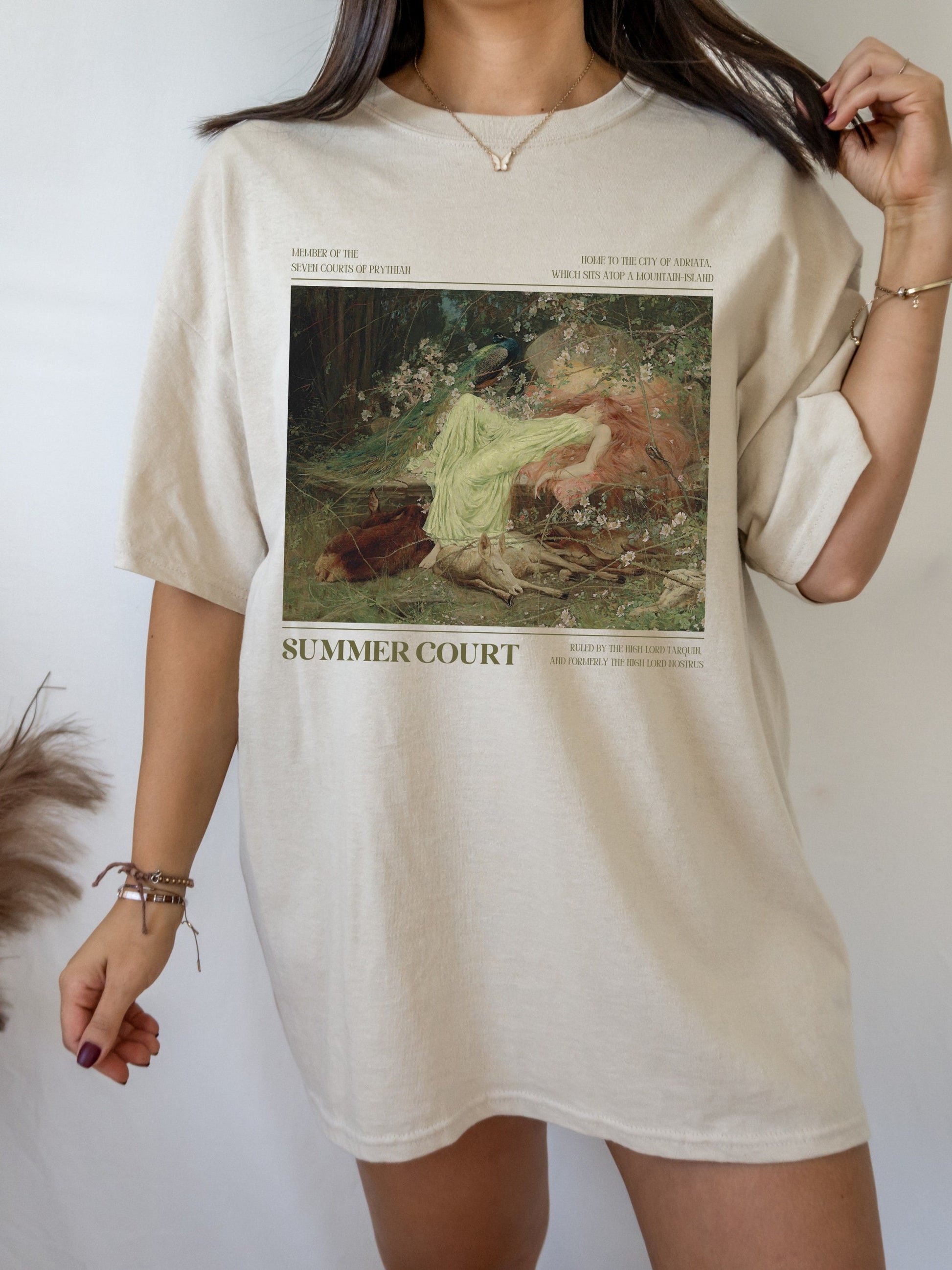 ACOTAR A Court of Thorns and Roses SJM Merch Tee Shirt Tshirt * Summer Court Feyre Rhysand Fairycore Bookish Book Lover Gift Romance Reader