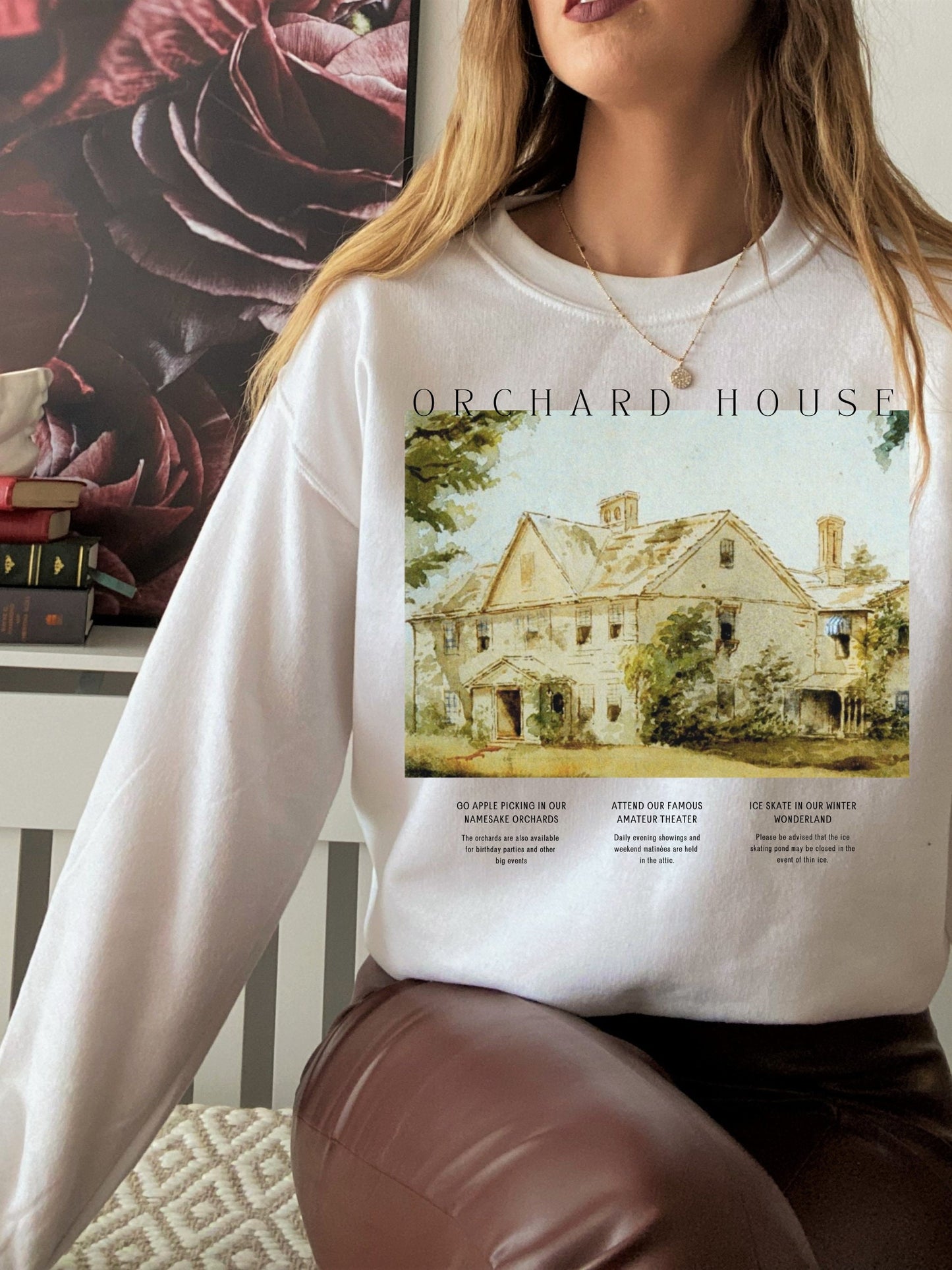 Little Women Orchard House Sweatshirt * Louisa May Alcott Quote * Booktok Fandom Merch * Bookish Literature Sweatshirt * Book Lover Gift