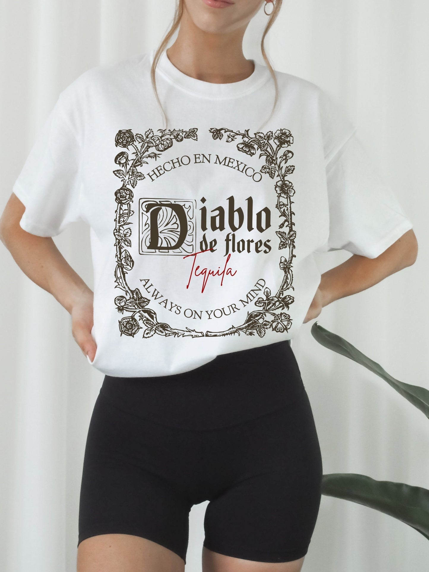 Practical Magic Witchy Tee Shirt Tshirt * Diablo de Flores * Tequila Dracula Cowboy * Midnight Margaritas Owens Sisters * Book Merch Fandom