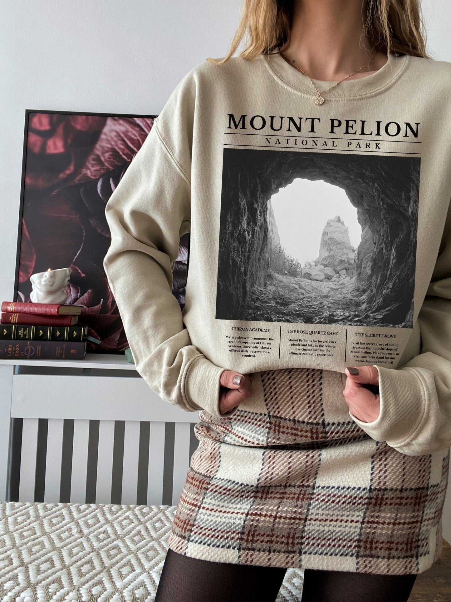 Mount Pelion National Park * Song of Achilles Greek Mythology Dark Academia Sweatshirt * Made of Memories * Book Fandom Merch