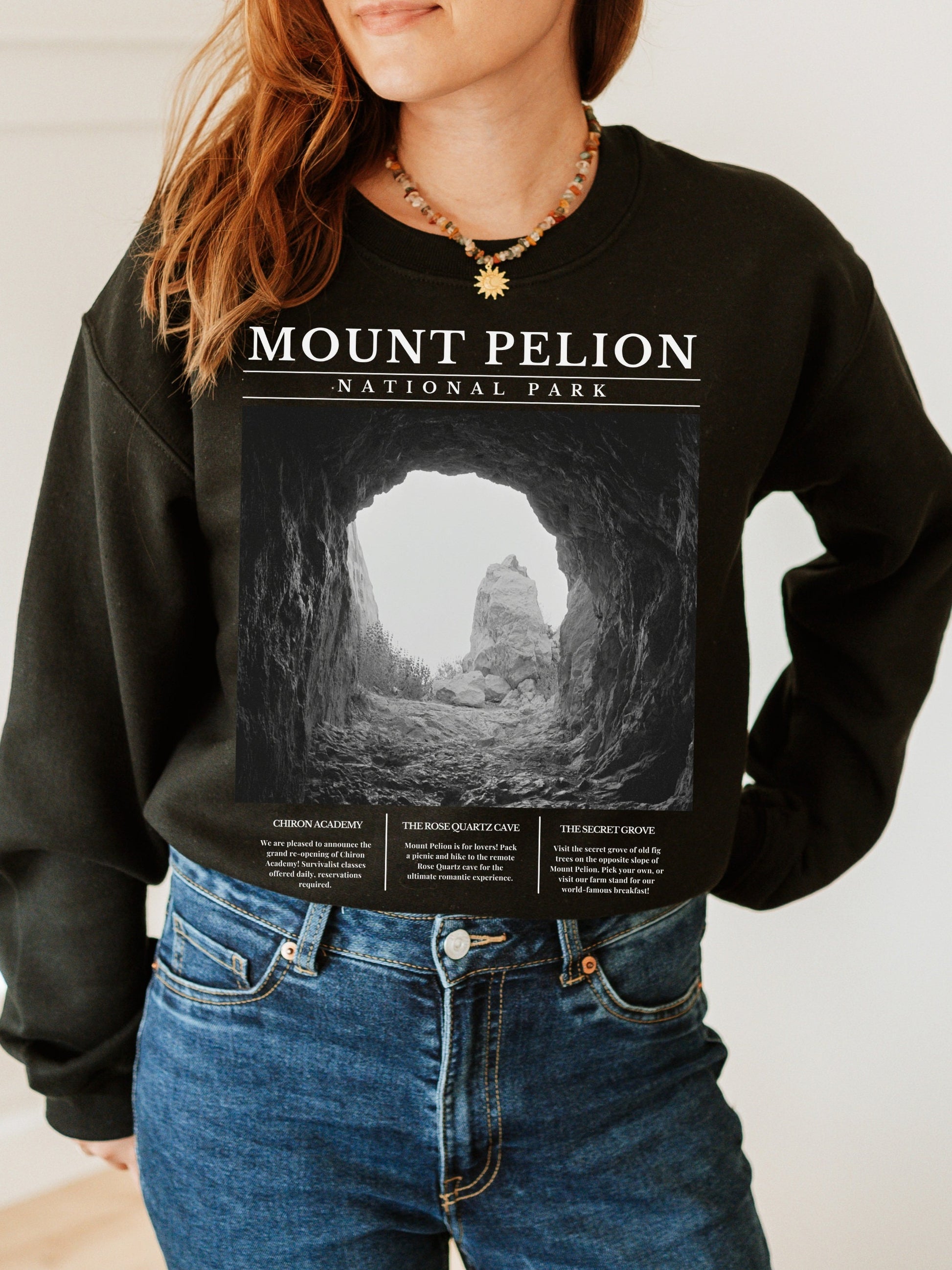 Mount Pelion National Park * Song of Achilles Greek Mythology Dark Academia Sweatshirt * Made of Memories * Book Fandom Merch