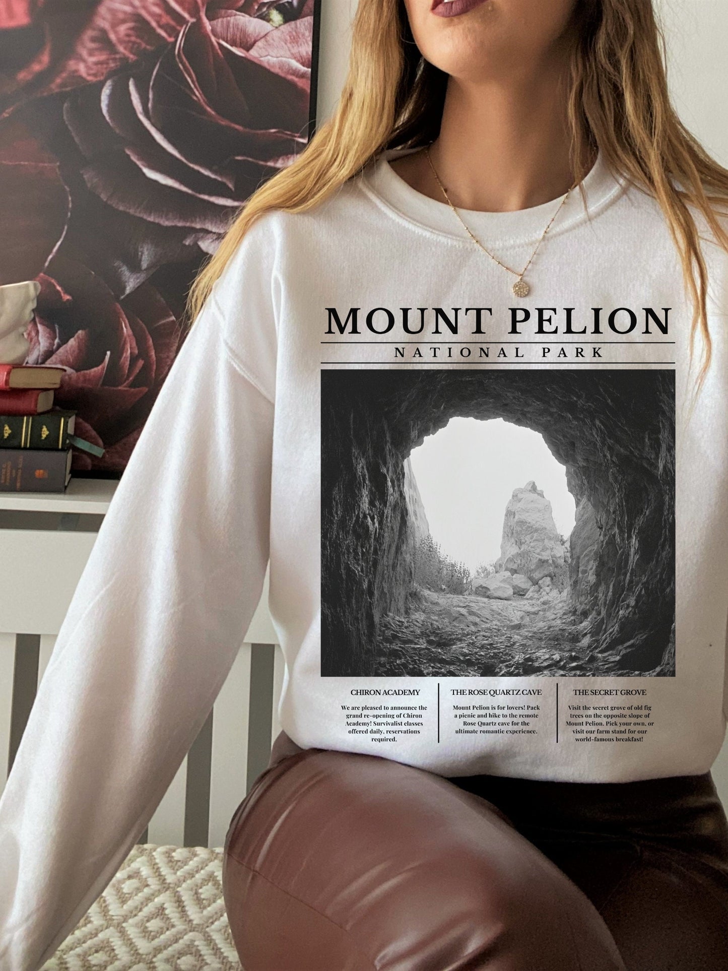 Mount Pelion National Park * Song of Achilles Greek Mythology Dark Academia Sweatshirt * Made of Memories * Book Fandom Merch