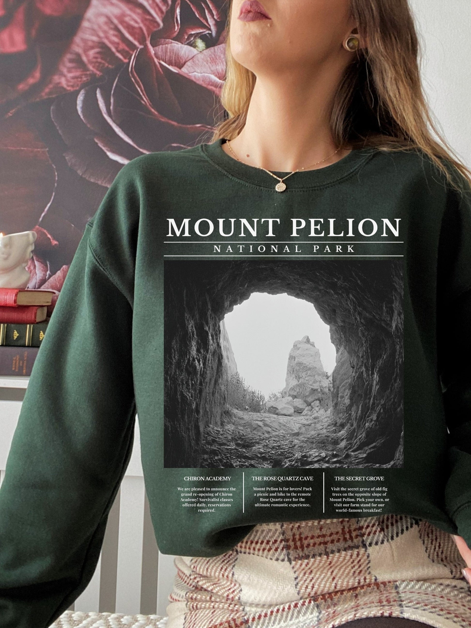 Mount Pelion National Park * Song of Achilles Greek Mythology Dark Academia Sweatshirt * Made of Memories * Book Fandom Merch