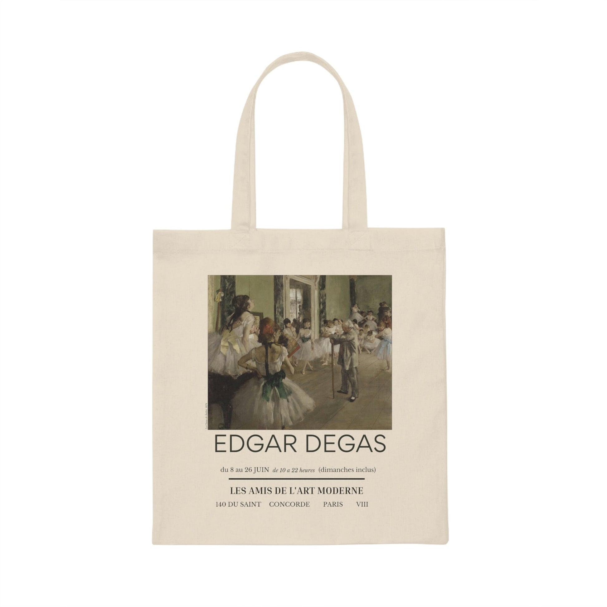 Edgar Degas Museum Exhibit Poster Tote * Dance Class Bag * Ballerina Ballet Core Light Academia Aesthetic * Art History Artsy Art Lover Gift