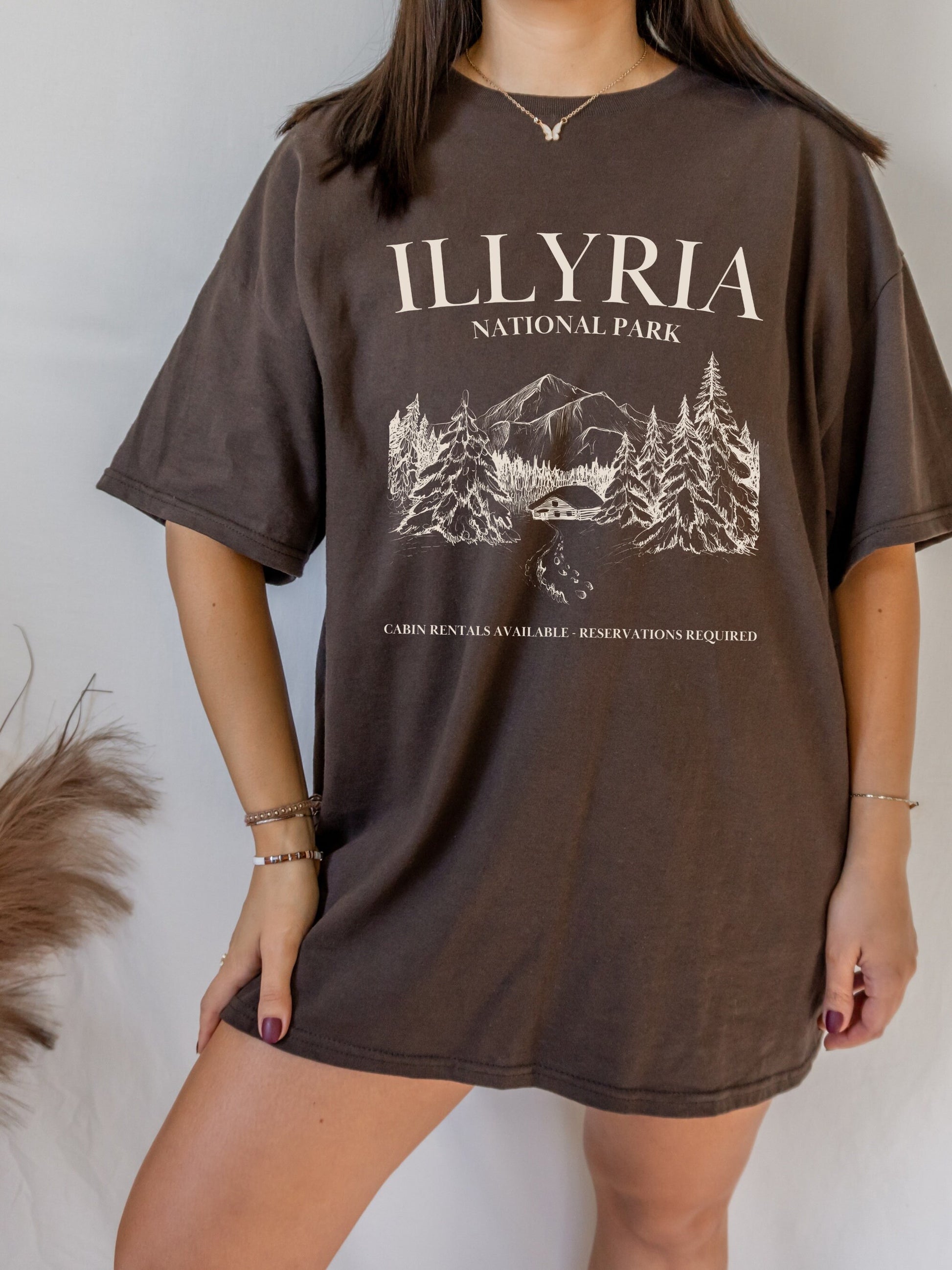 Illyria National Park Souvenir Tee Shirt Tshirt * ACOTAR ACOMAF SJM Merch Book Fandom * Booktok Reader Bookish Gift ideas * Feyre Rhysand