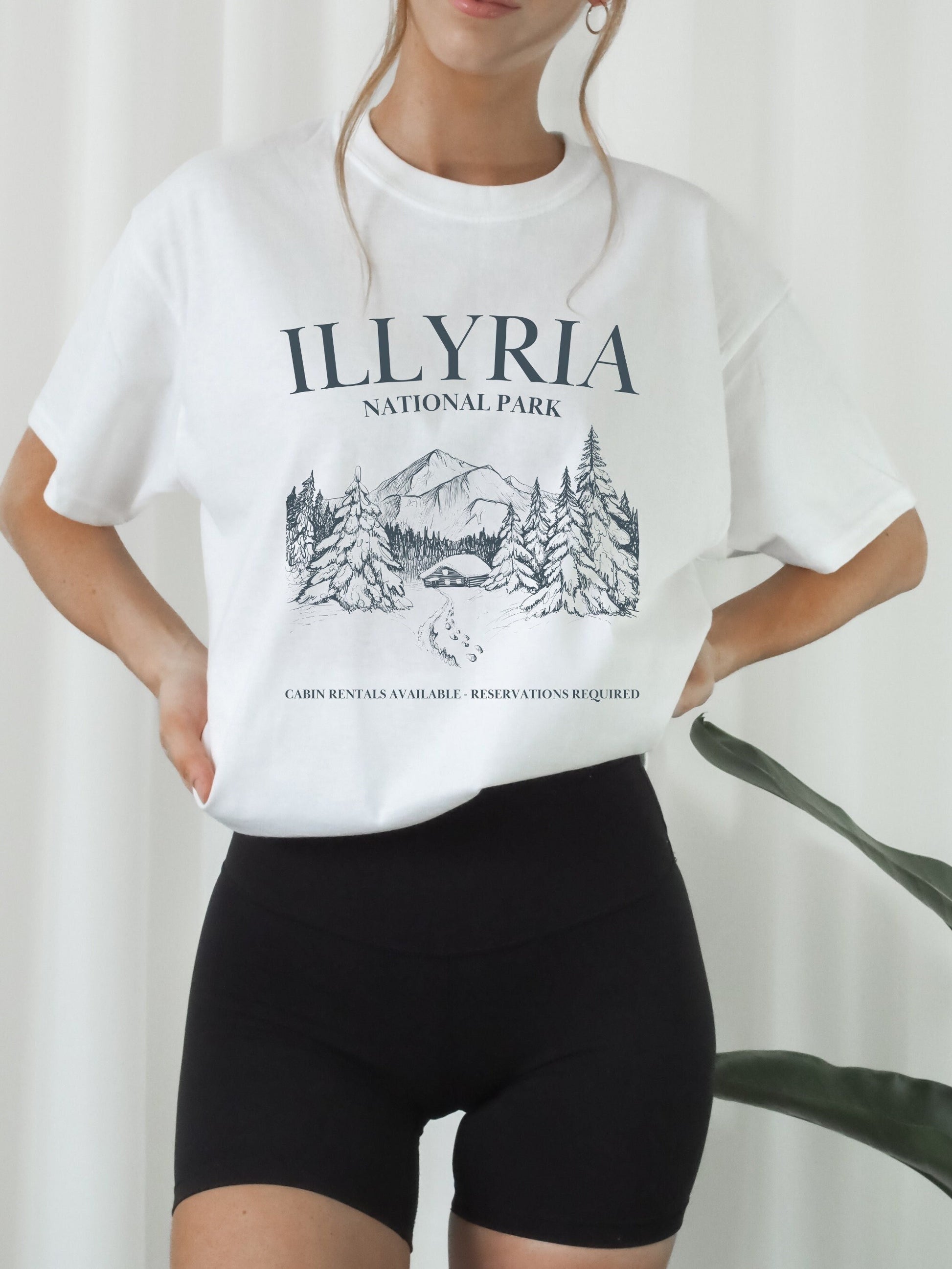 Illyria National Park Souvenir Tee Shirt Tshirt * ACOTAR ACOMAF SJM Merch Book Fandom * Booktok Reader Bookish Gift ideas * Feyre Rhysand