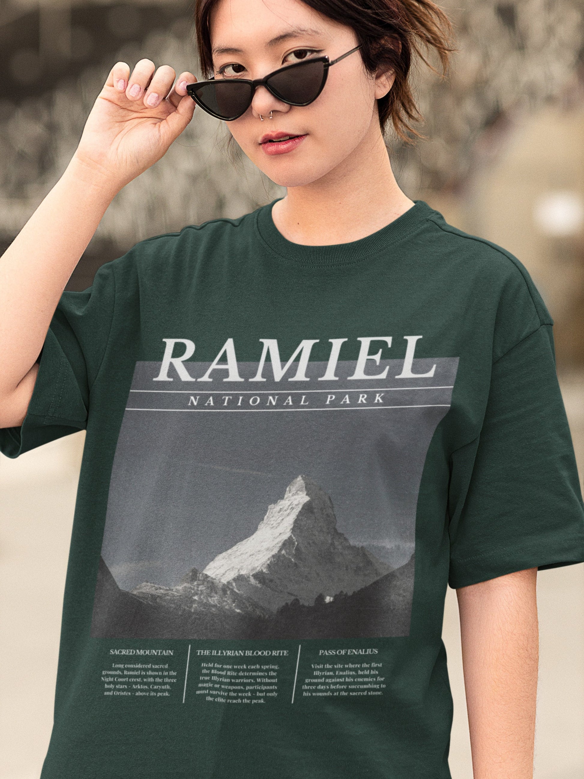 ACOTAR ACOSF Ramiel National Park Tshirt Tee Shirt * Blood Rite Valkyries Nesta Cassian * SJM Merch Book Fandom * Booktok Reader Book Lover