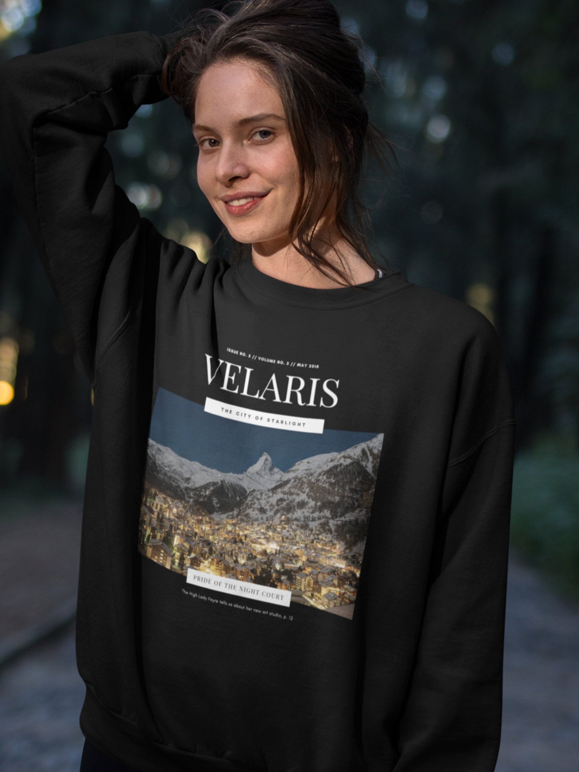 Velaris City of Starlight Souvenir Sweatshirt * ACOTAR ACOMAF SJM Merch Book Fandom * Booktok Reader Bookish Gift ideas Feyre Rhysand Nesta