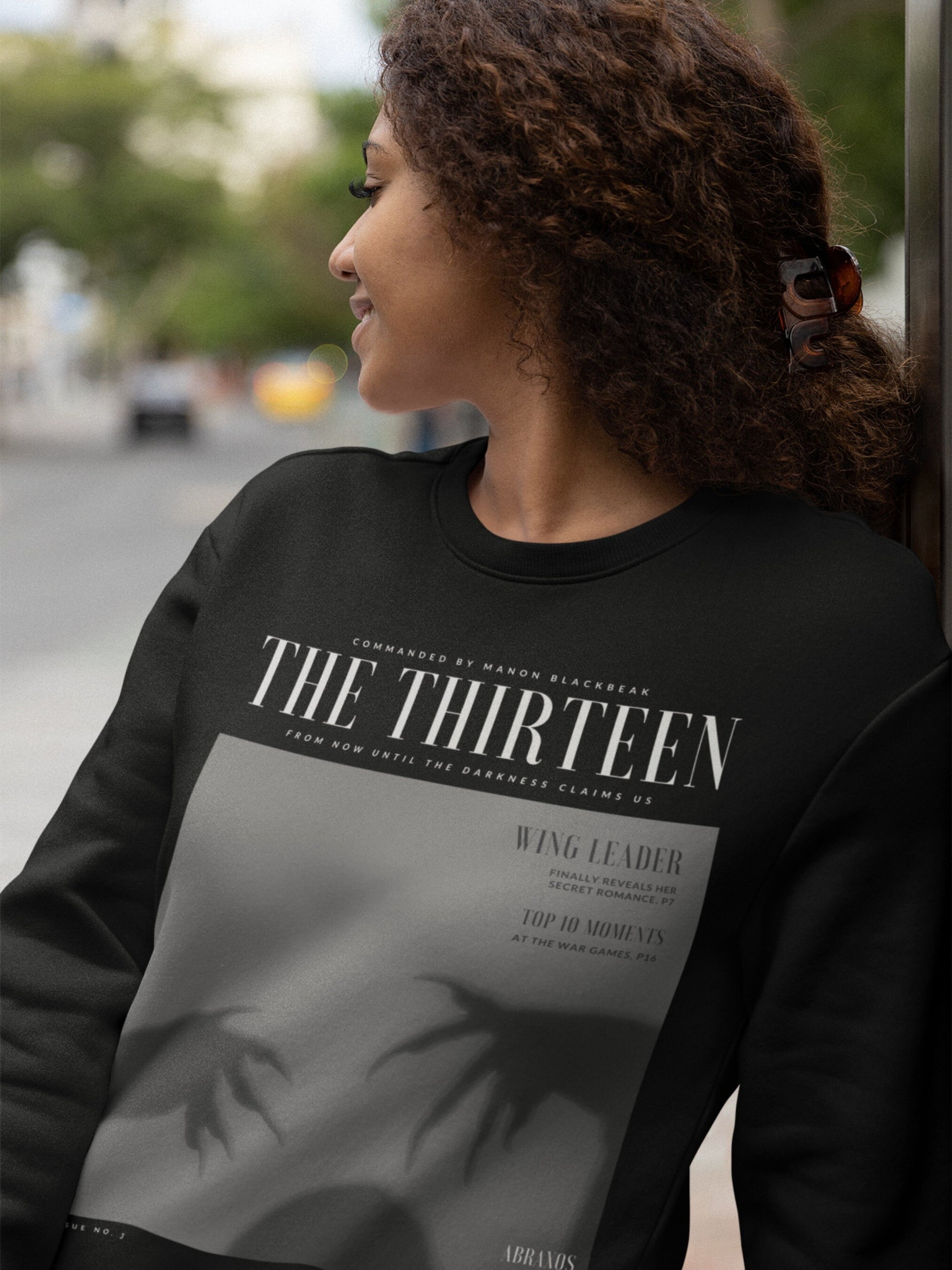 Throne of Glass The Thirteen Magazine Cover Sweatshirt * SJM ACOTAR booktok merch * book fandom aesthetic * Manon Blackbeak Abraxos