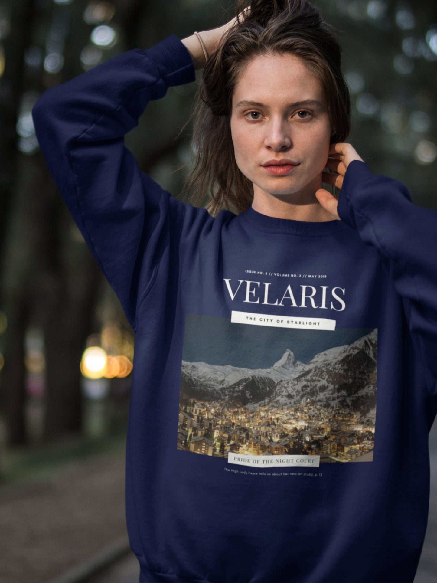 Velaris City of Starlight Souvenir Sweatshirt * ACOTAR ACOMAF SJM Merch Book Fandom * Booktok Reader Bookish Gift ideas Feyre Rhysand Nesta