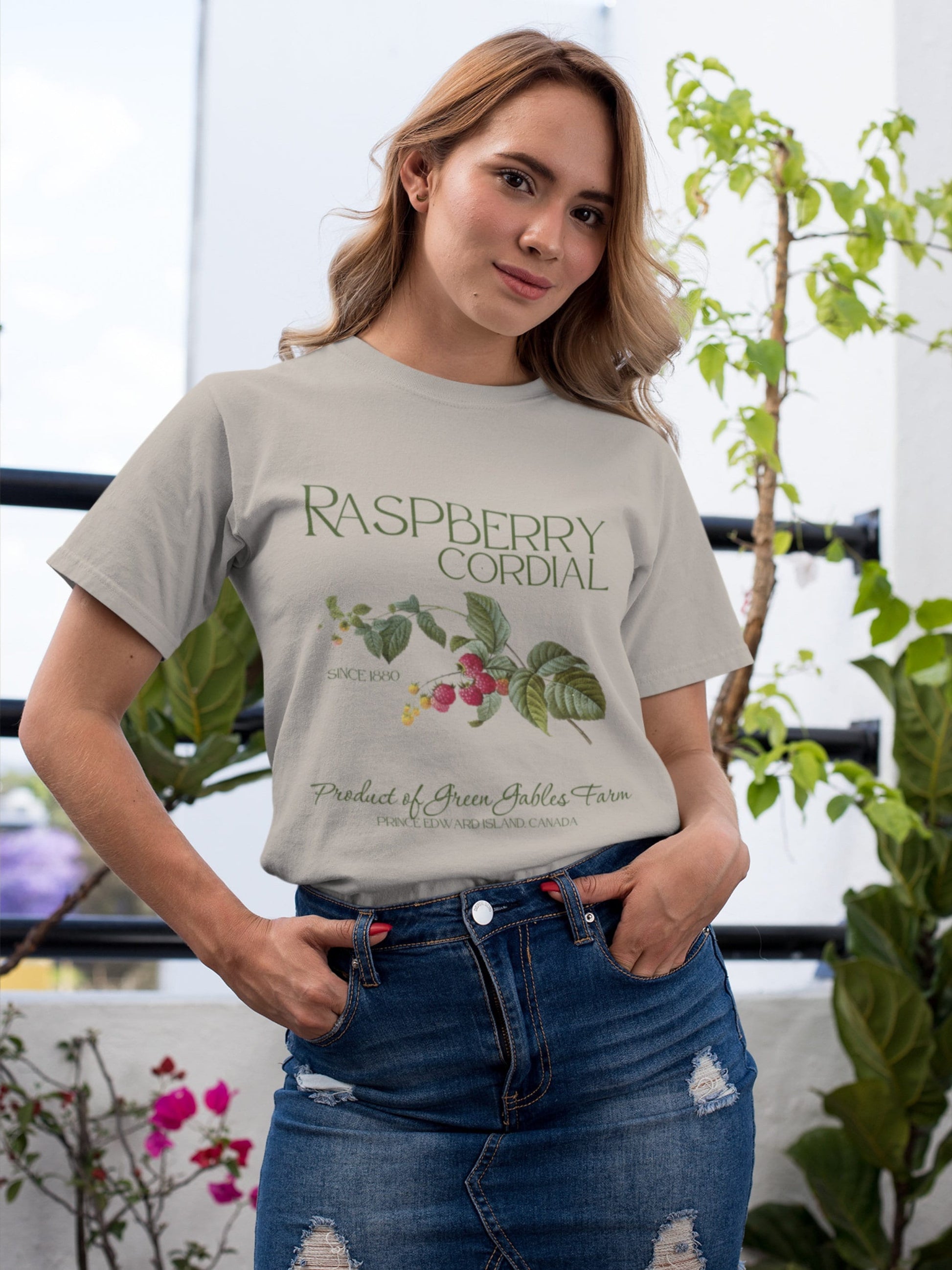 Raspberry Cordial Anne of Green Gables Tee Shirt Tshirt * Cottagecore Anne with an E * LM Montgomery Book Fandom Merch Bookish Book Lover