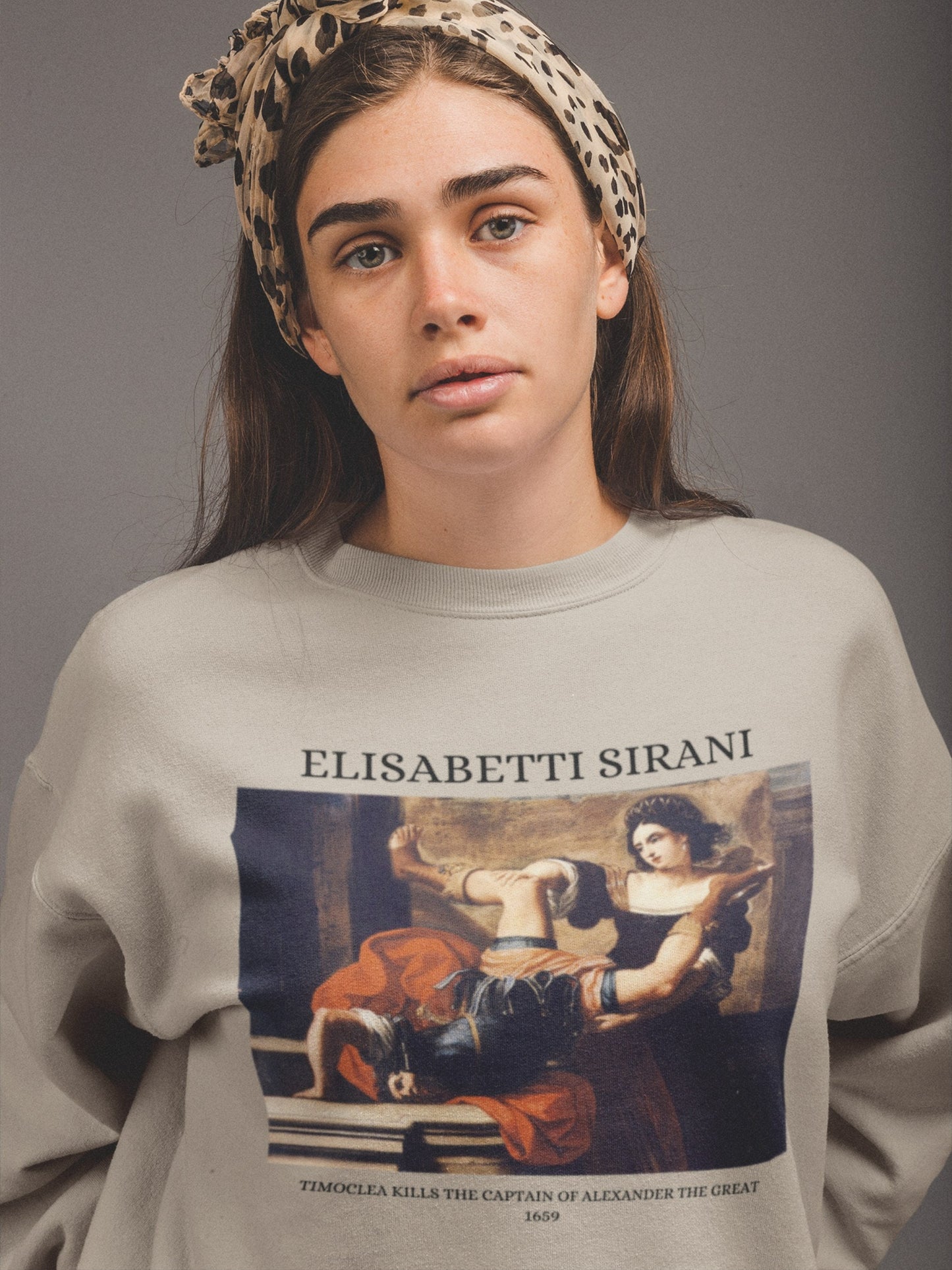 Elisabetti Sirani Timoclea Feminist Romanticism Romantic Art History Sweatshirt * Classical Fine Art Lover Gift * Dark Academia Aesthetic