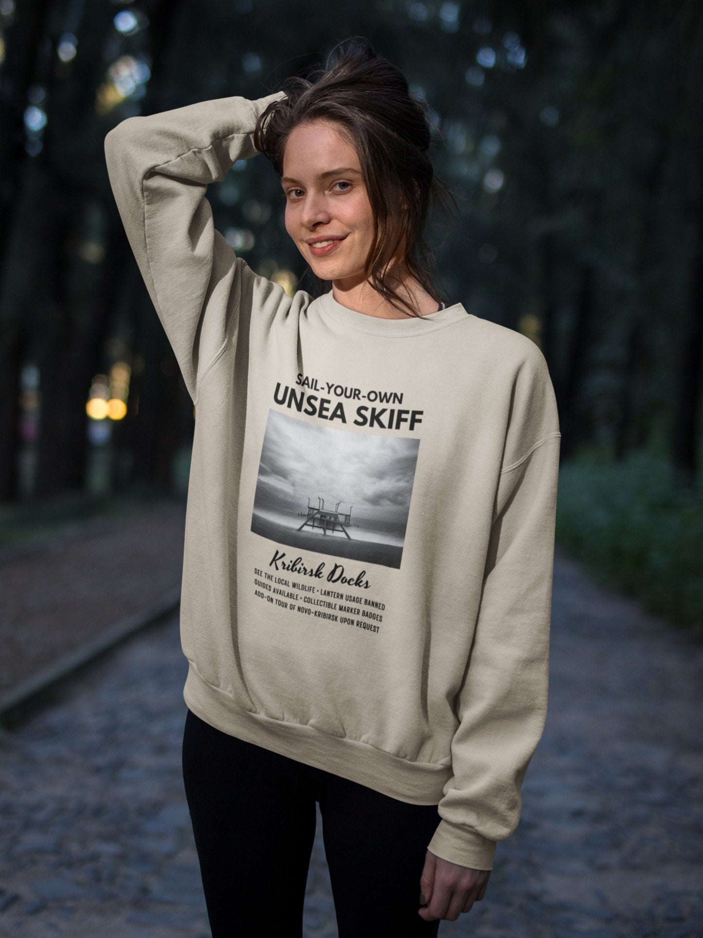 The Unsea Sail Your Own Skiff Tour Sweatshirt * The Shadow Fold Grishaverse Merch Travel Tour Ad * Shadow and Bone Six of Crows Alina Mal