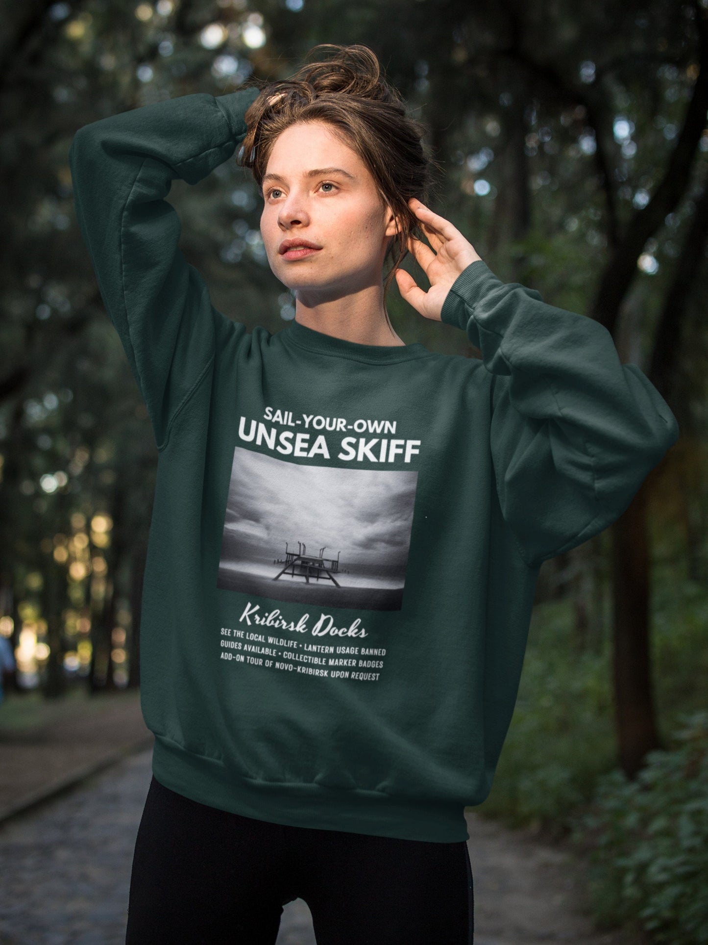 The Unsea Sail Your Own Skiff Tour Sweatshirt * The Shadow Fold Grishaverse Merch Travel Tour Ad * Shadow and Bone Six of Crows Alina Mal