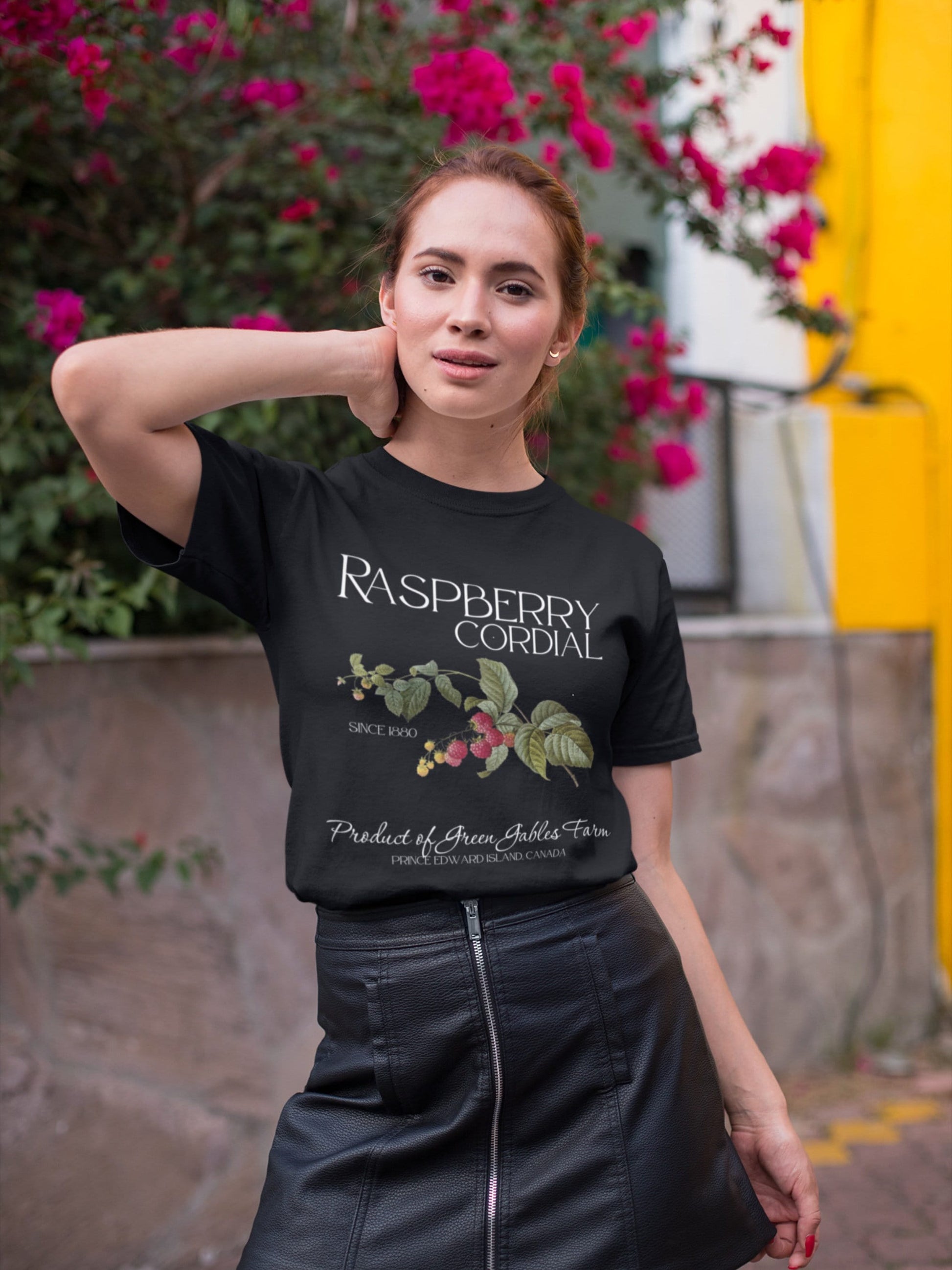 Raspberry Cordial Anne of Green Gables Tee Shirt Tshirt * Cottagecore Anne with an E * LM Montgomery Book Fandom Merch Bookish Book Lover