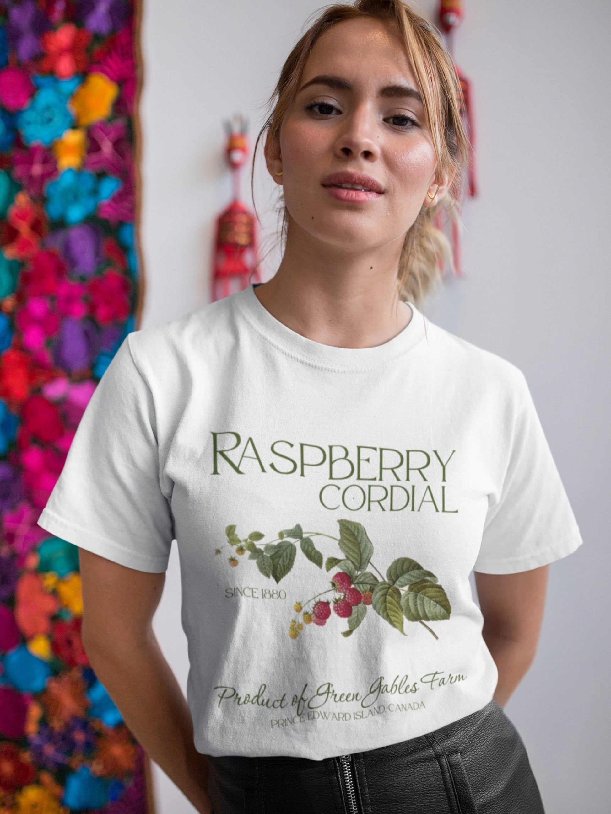 Raspberry Cordial Anne of Green Gables Tee Shirt Tshirt * Cottagecore Anne with an E * LM Montgomery Book Fandom Merch Bookish Book Lover