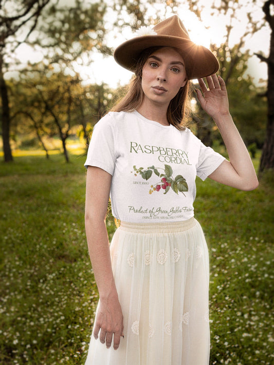 Raspberry Cordial Anne of Green Gables Tee Shirt Tshirt * Cottagecore Anne with an E * LM Montgomery Book Fandom Merch Bookish Book Lover