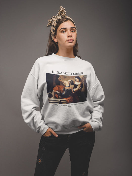 Elisabetti Sirani Timoclea Feminist Romanticism Romantic Art History Sweatshirt * Classical Fine Art Lover Gift * Dark Academia Aesthetic