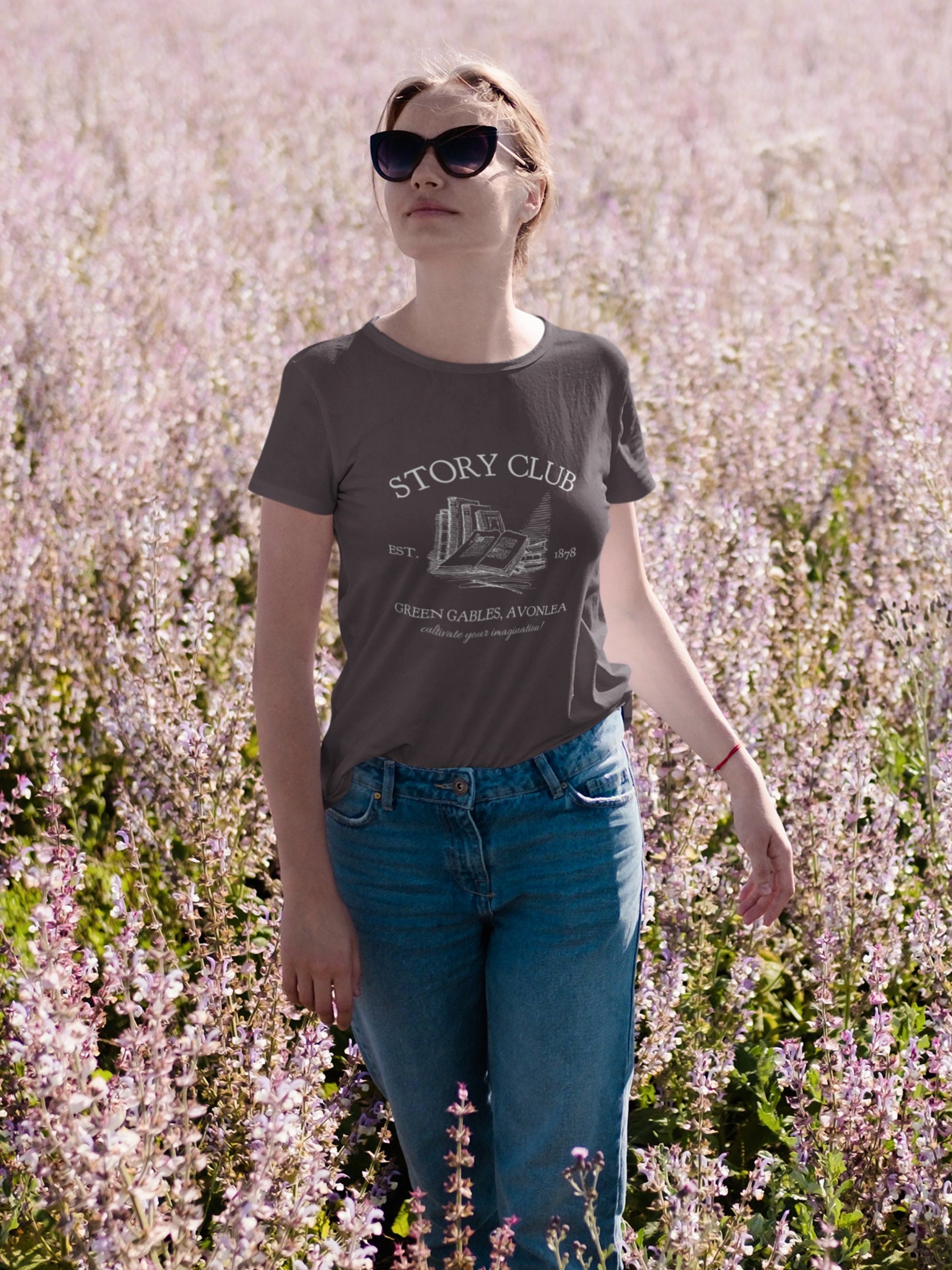 Anne of Green Gables Story Book club Tee Shirt Tshirt * Cottagecore Anne with an E * LM Montgomery * Book Fandom Merch Classic Literature