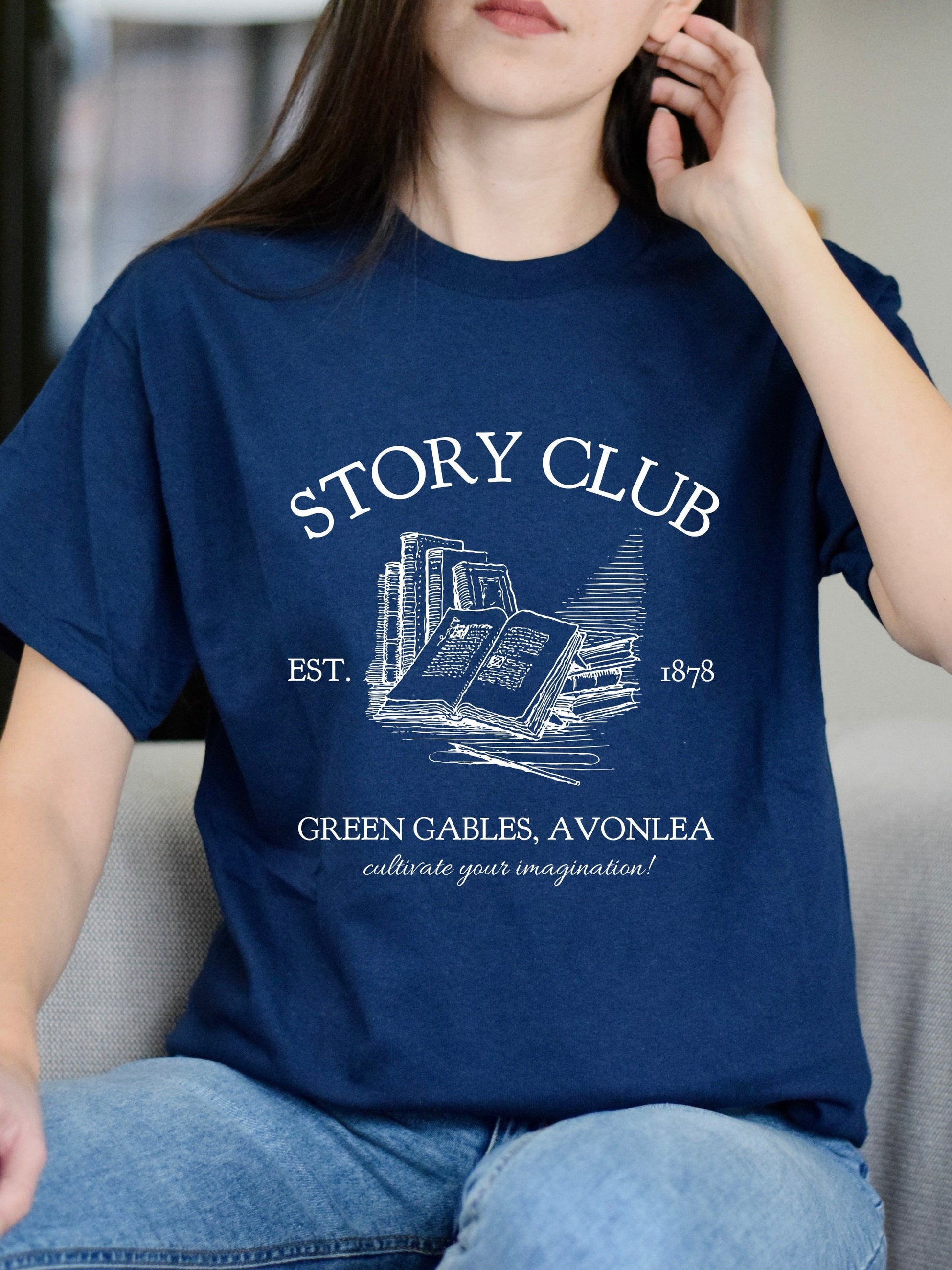Anne of Green Gables Story Book club Tee Shirt Tshirt * Cottagecore Anne with an E * LM Montgomery * Book Fandom Merch Classic Literature