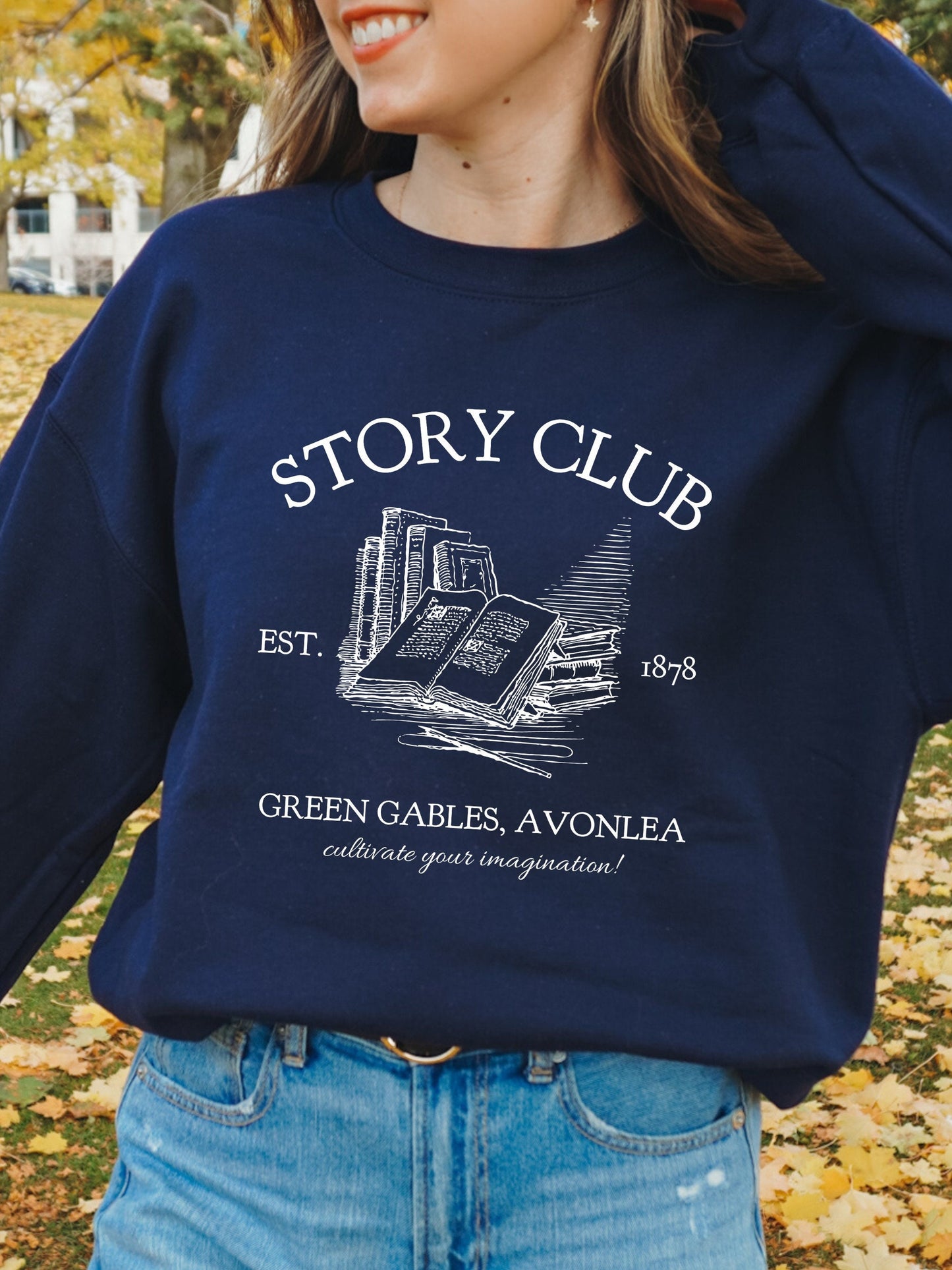 Anne of Green Gables Story Book club Sweatshirt * Cottagecore Anne with an E * LM Montgomery * Book Fandom Merch Classic Literature