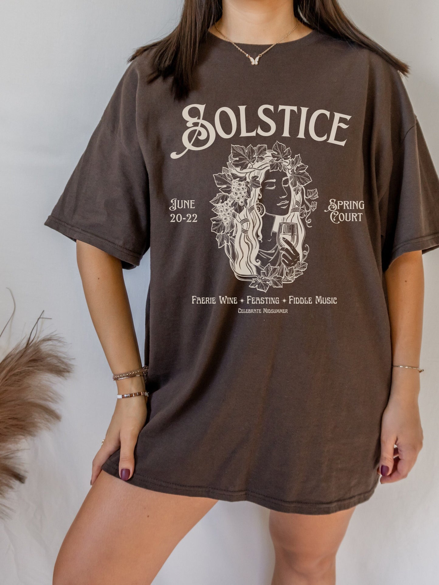 ACOTAR ACOSF Solstice Faire Wine Prythian Tshirt Tee Shirt * Feyre Rhysand Tamlin Nesta * SJM Merch Book Fandom * Booktok Reader Book Lover