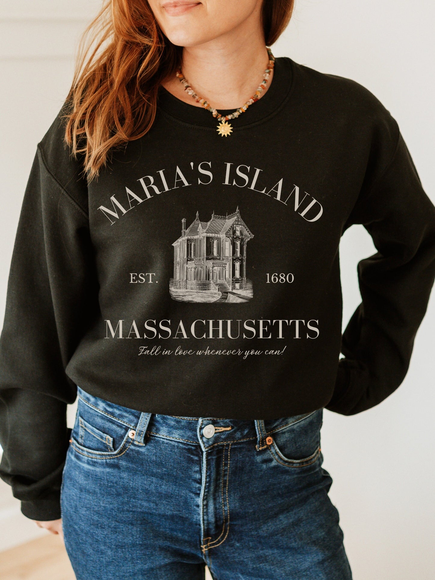 Practical Magic Maria's Island Souvenir Book Sweatshirt * Owens Apothecary * Salt Lavender Rosemary * Witchy Botanical * Midnight Margarita