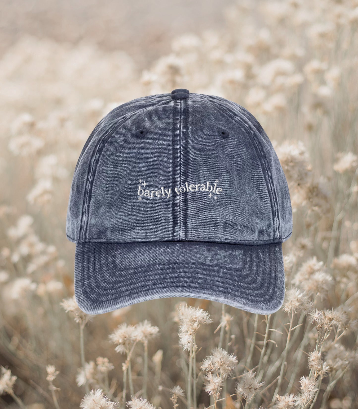 Pride & Prejudice Barely Tolerable Vintage Embroidered Dad Hat * pemberley mr darcy elizabeth * Literature Bookish Gift Jane Austen Merch