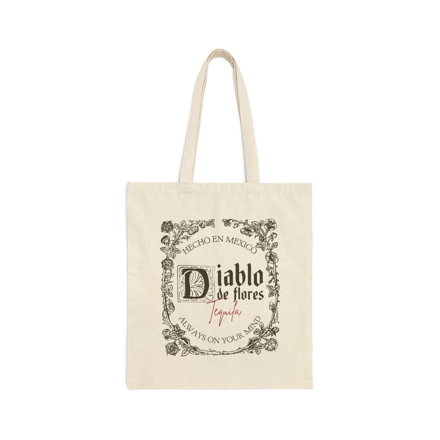 Practical Magic Witchy Tote Book Bag * Diablo de Flores * Tequila Dracula Cowboy * Midnight Margaritas Owens Sisters * Book Merch Fandom