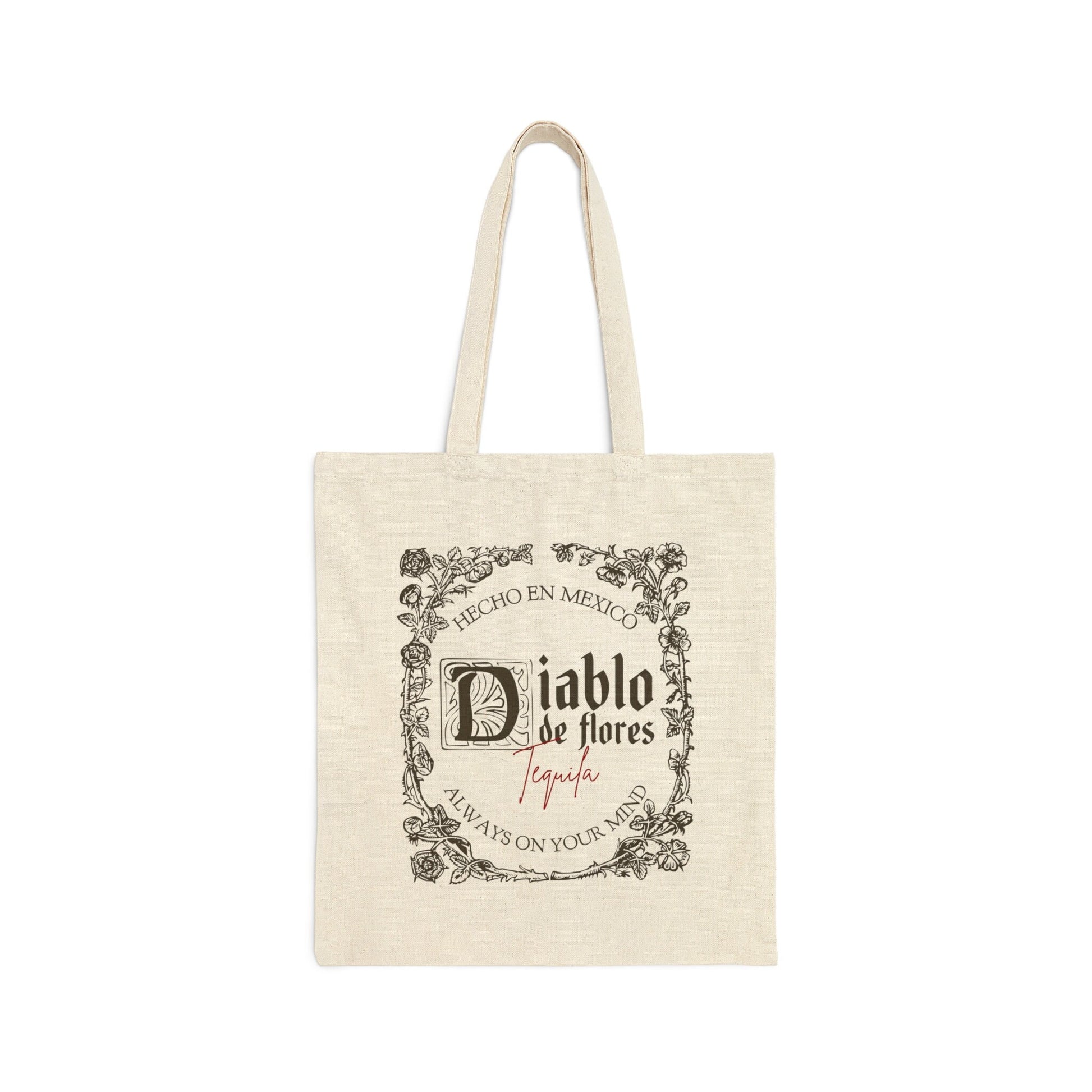 Practical Magic Witchy Tote Book Bag * Diablo de Flores * Tequila Dracula Cowboy * Midnight Margaritas Owens Sisters * Book Merch Fandom