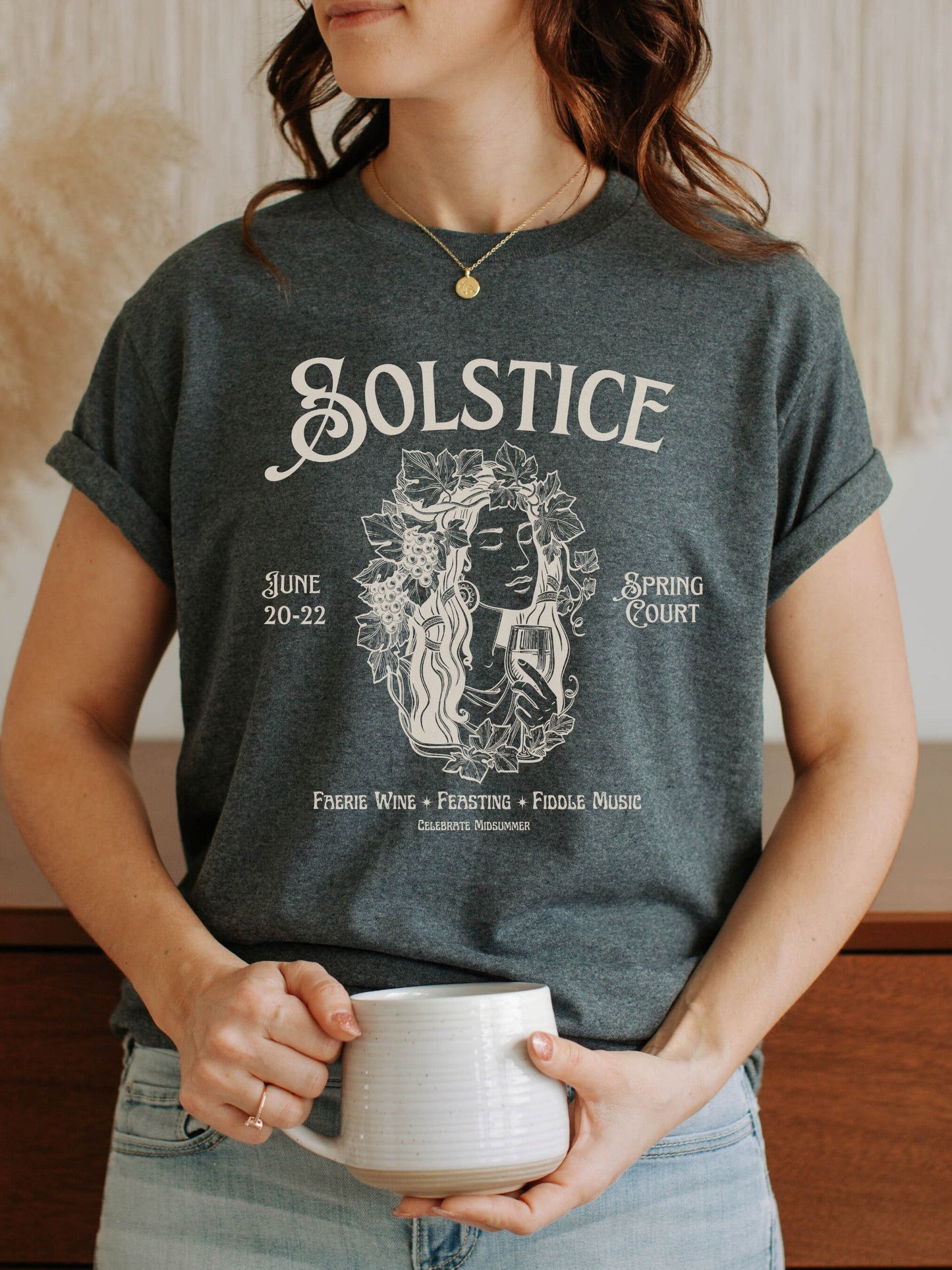 ACOTAR ACOSF Solstice Faire Wine Prythian Tshirt Tee Shirt * Feyre Rhysand Tamlin Nesta * SJM Merch Book Fandom * Booktok Reader Book Lover