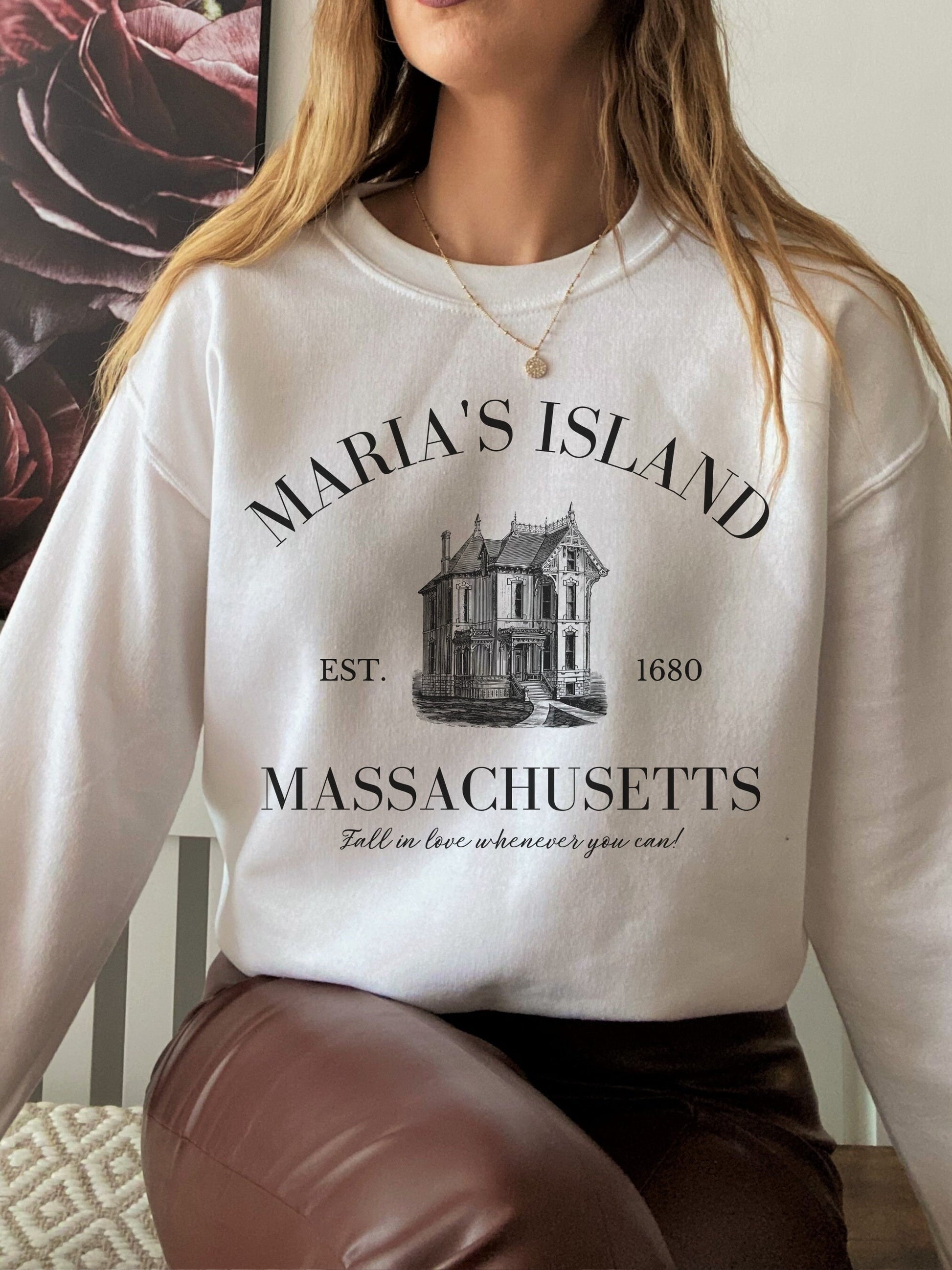 Practical Magic Maria's Island Souvenir Book Sweatshirt * Owens Apothecary * Salt Lavender Rosemary * Witchy Botanical * Midnight Margarita