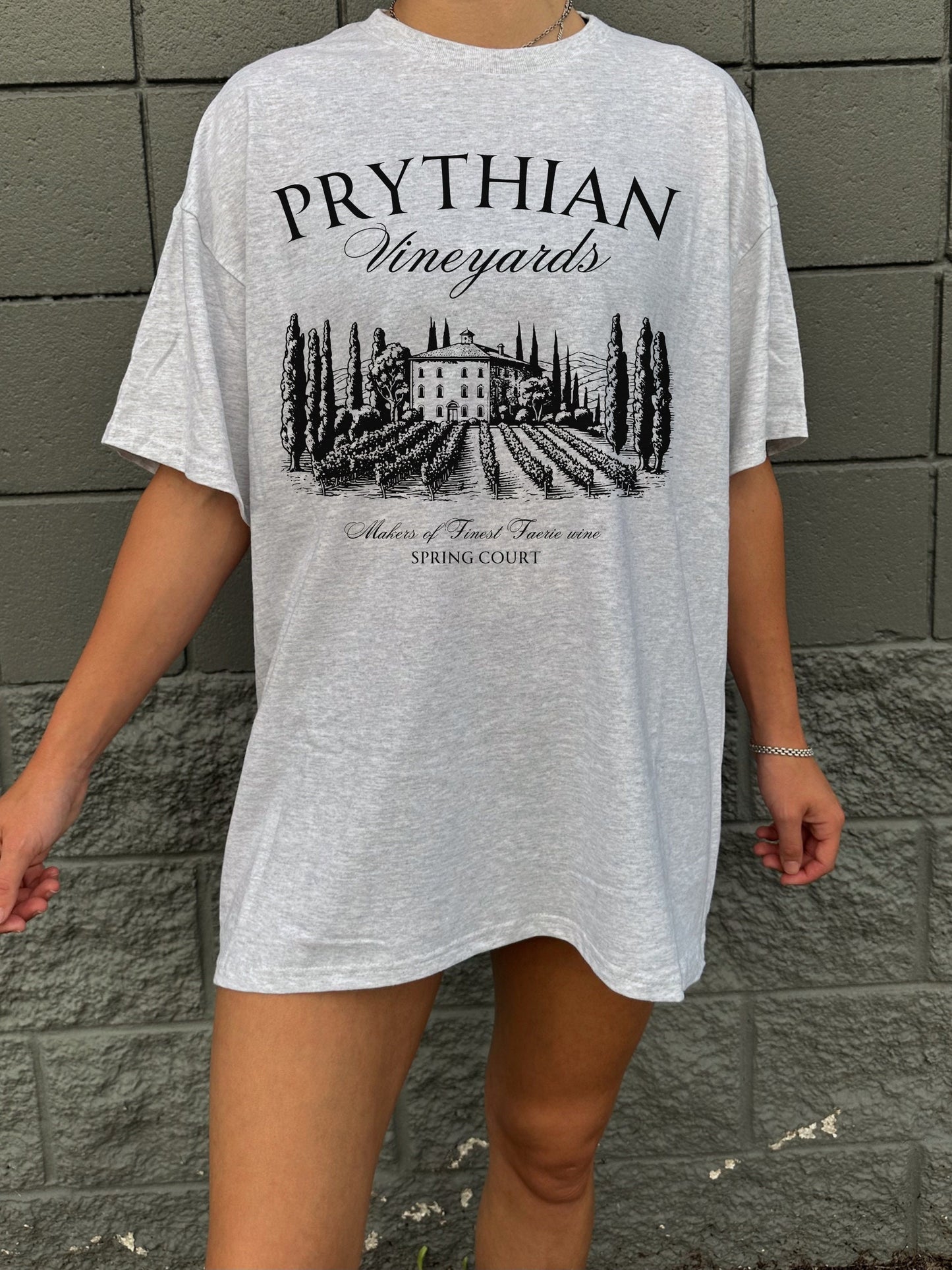 ACOTAR ACOSF Faire Wine Prythian Vineyards Winery Tshirt * Feyre Rhysand Tamlin Nesta * SJM Merch Book Fandom * Booktok Reader Book Lover