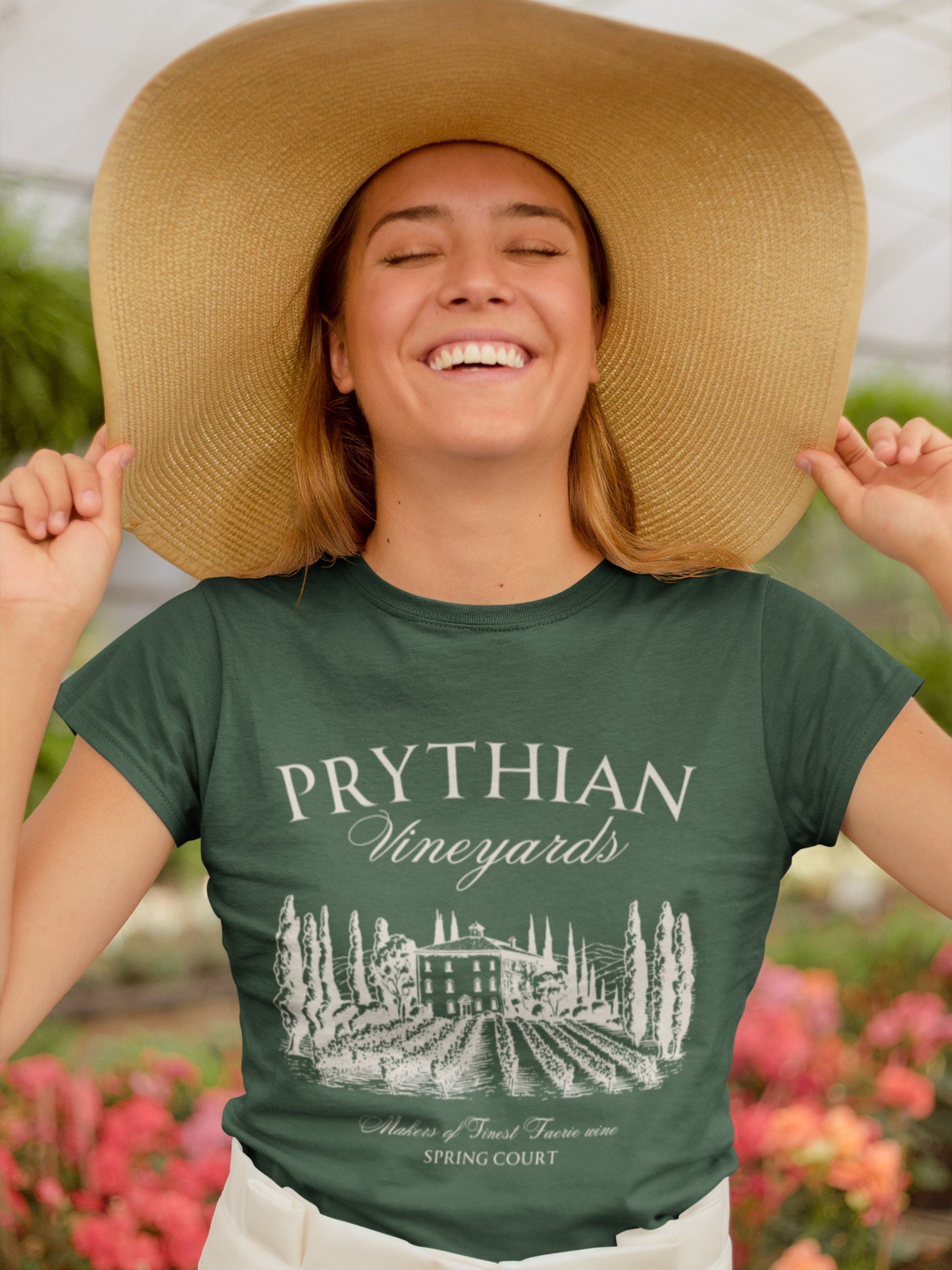 ACOTAR ACOSF Faire Wine Prythian Vineyards Winery Tshirt * Feyre Rhysand Tamlin Nesta * SJM Merch Book Fandom * Booktok Reader Book Lover