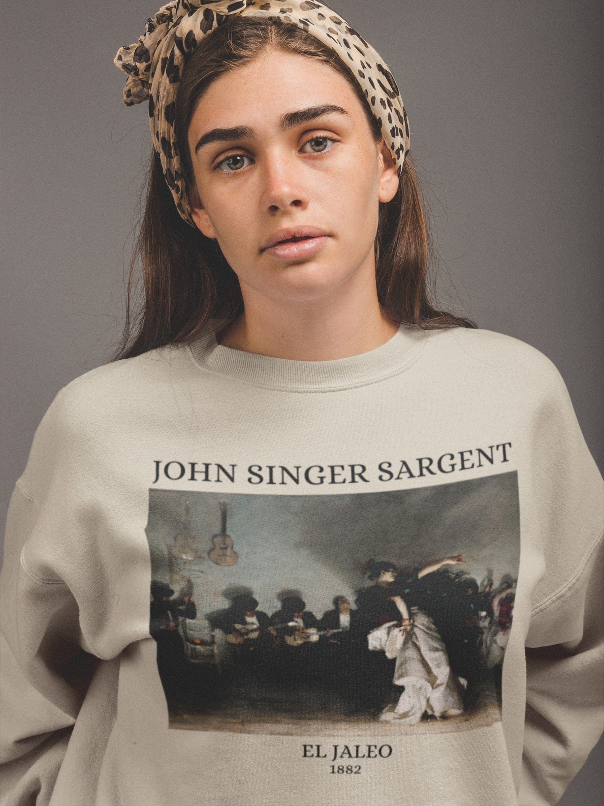 John Singer Sargent El Jaleo Realist Impressionist Romantic Art History Sweatshirt * Classical Fine Art Lover Gift * Dark Academia Aesthetic