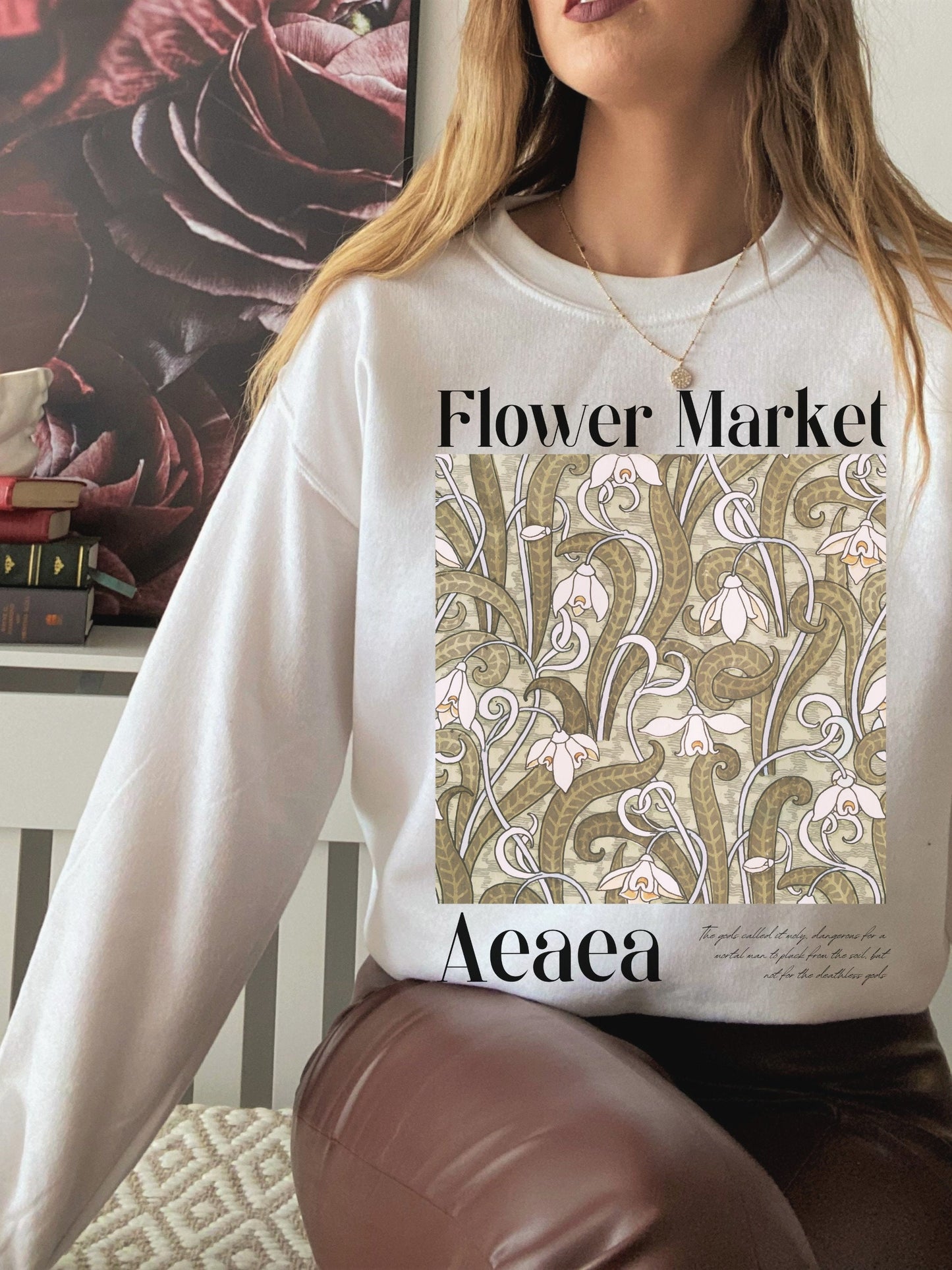 Fictional Flower Market Sweatshirt ~ Circe's Aeaea