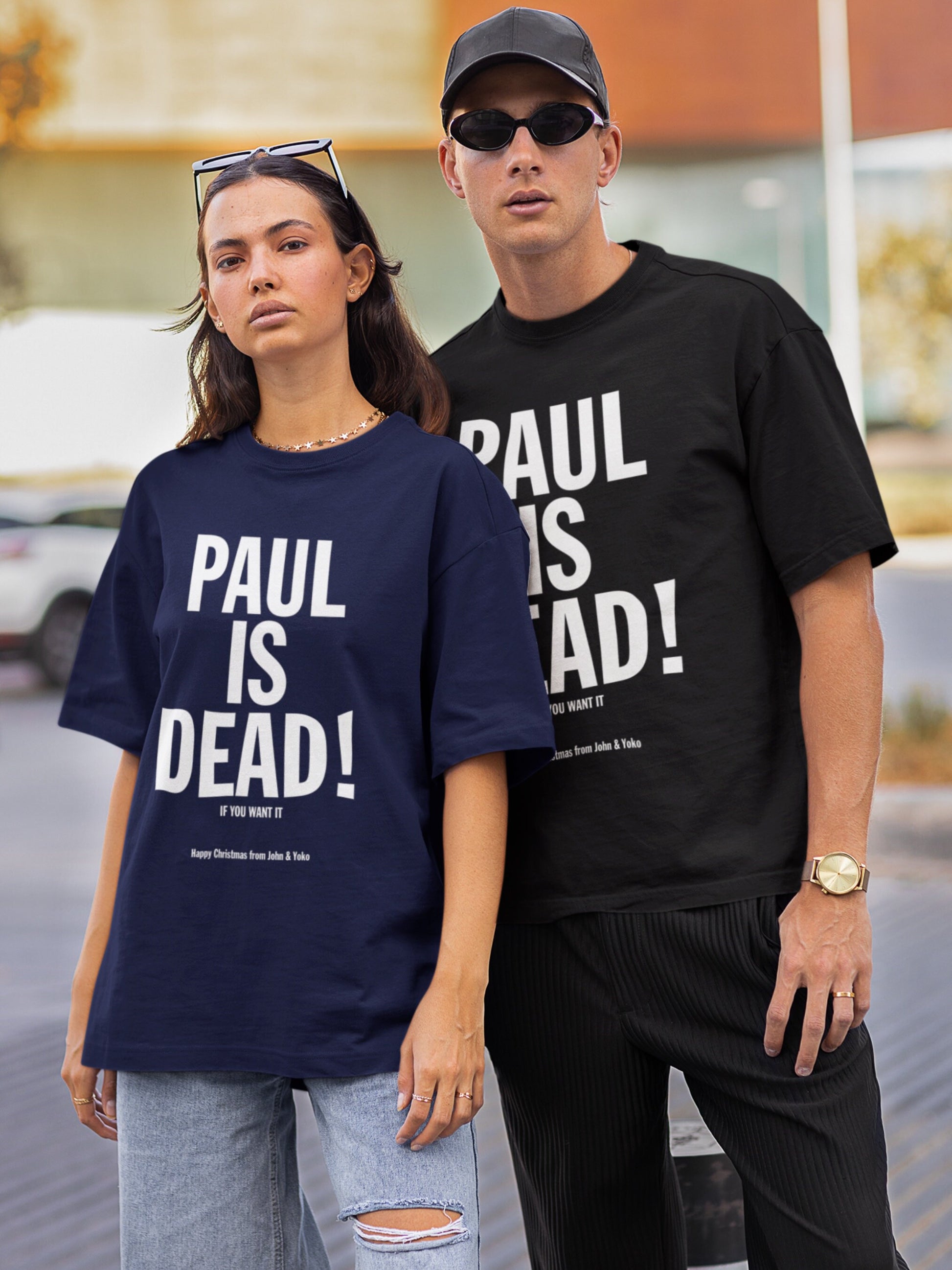 War is Over * Paul is Dead * Happy Christmas Funny Christmas Tee Shirt * Gift Ideas for Him * Music Fan * John Paul Fan Fandom