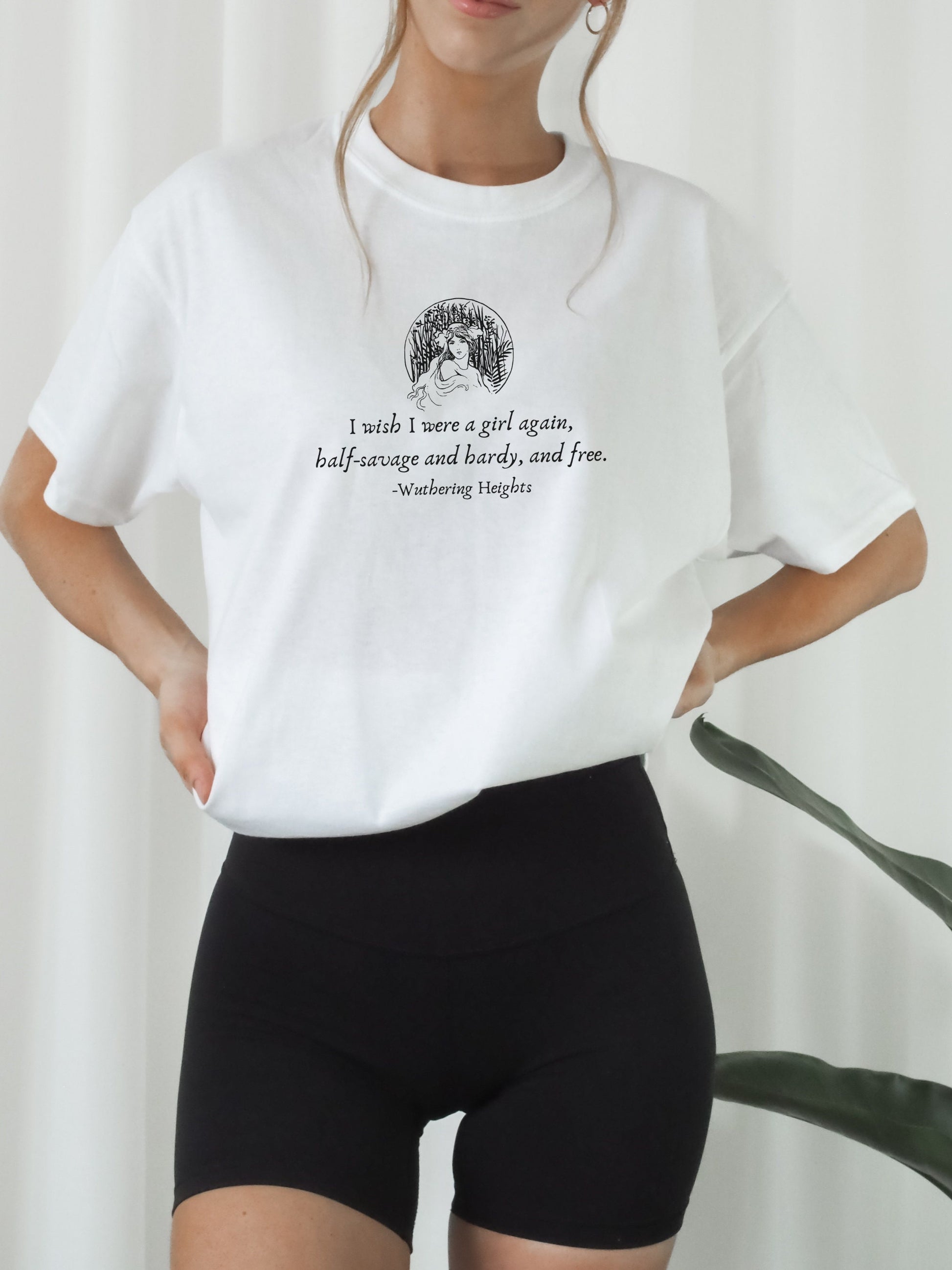 Wuthering Heights Cathy Heathcliff Bronte quote * Poetry Literature Dark Academia Bookish Tshirt * Teacher English major gift for readers