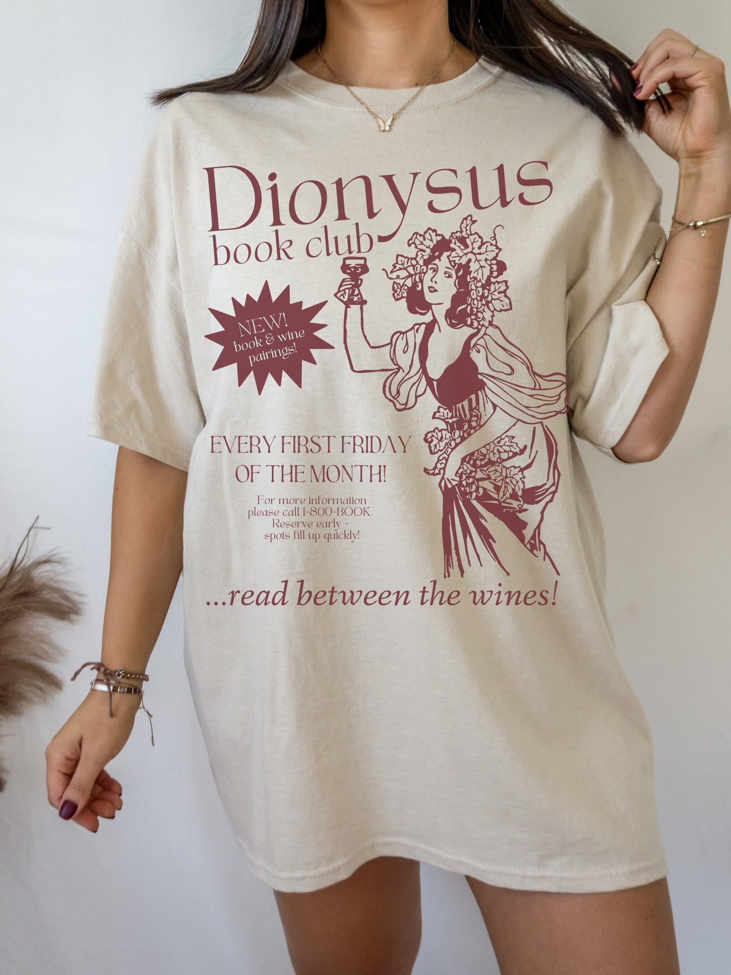 Dionysus Wine & Book Club T-shirt
