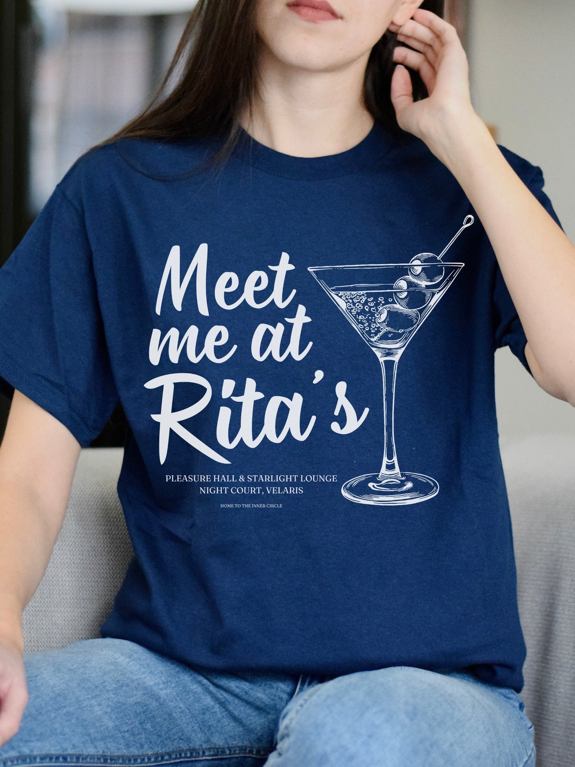 Rita's starlight lounge velaris night court tshirt ACOTAR ACOMAF SJM Merch Book Fandom Reader Bookish Gift Feyre Rhysand Nesta tee romantasy