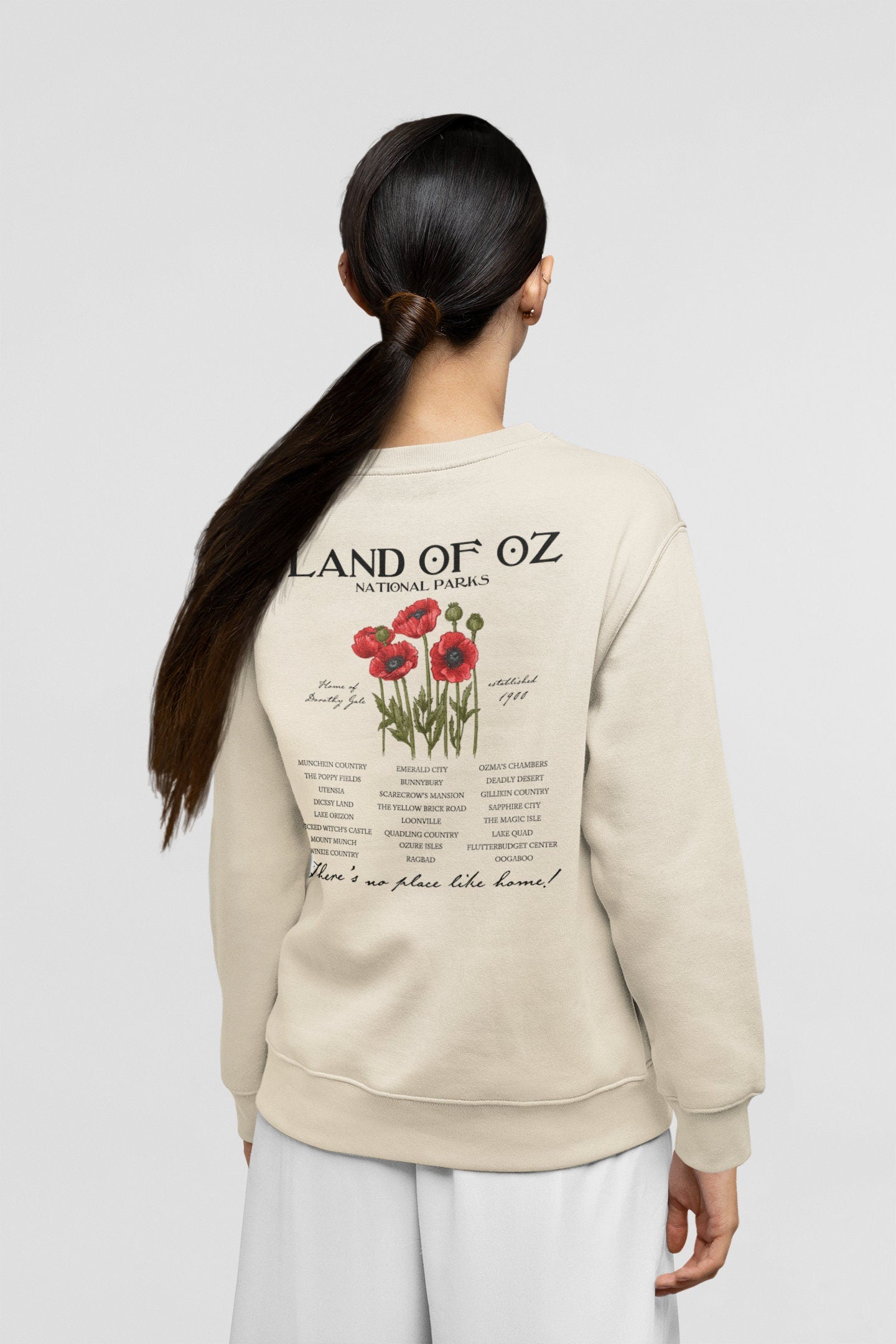 Land of Oz Fictional National Park Retro Sweatshirt