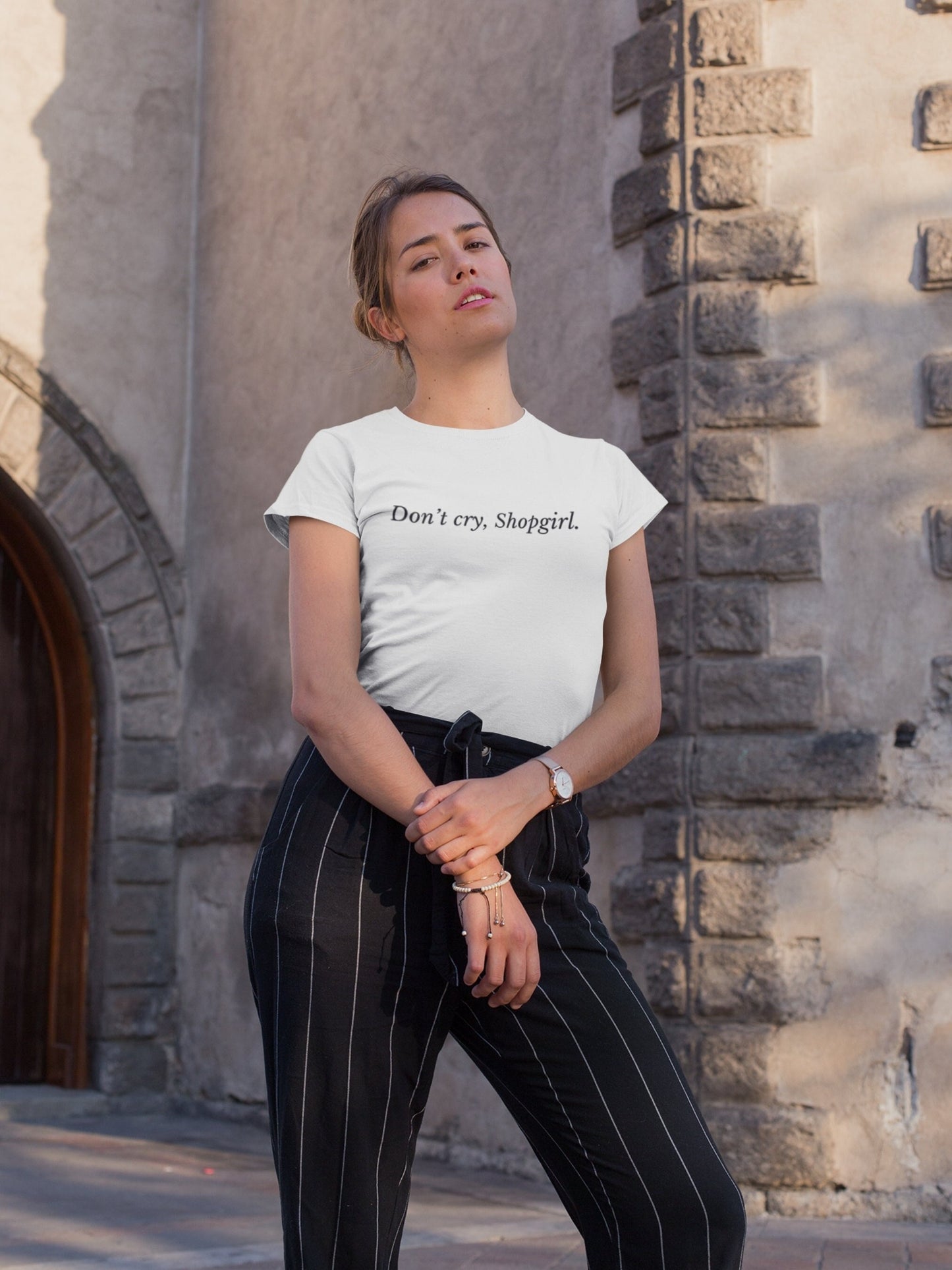 Don't cry Shopgirl * You've got mail 90s baby tee