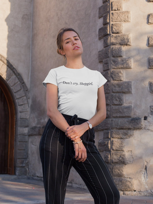 Don't cry Shopgirl * You've got mail 90s baby tee
