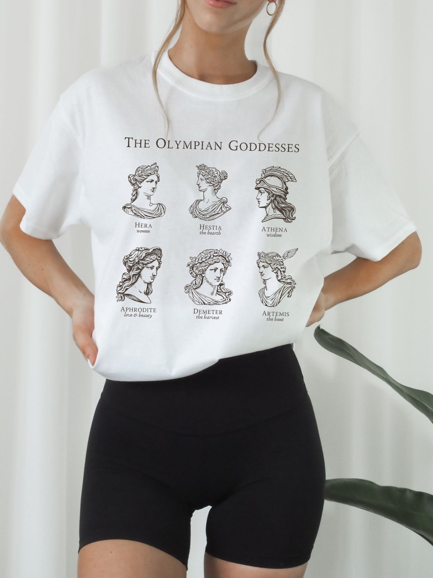 The Goddesses Greek mythology Classic Literature tshirt * athena aphrodite demeter artemis * homer Illiad muses fates * dark light academia