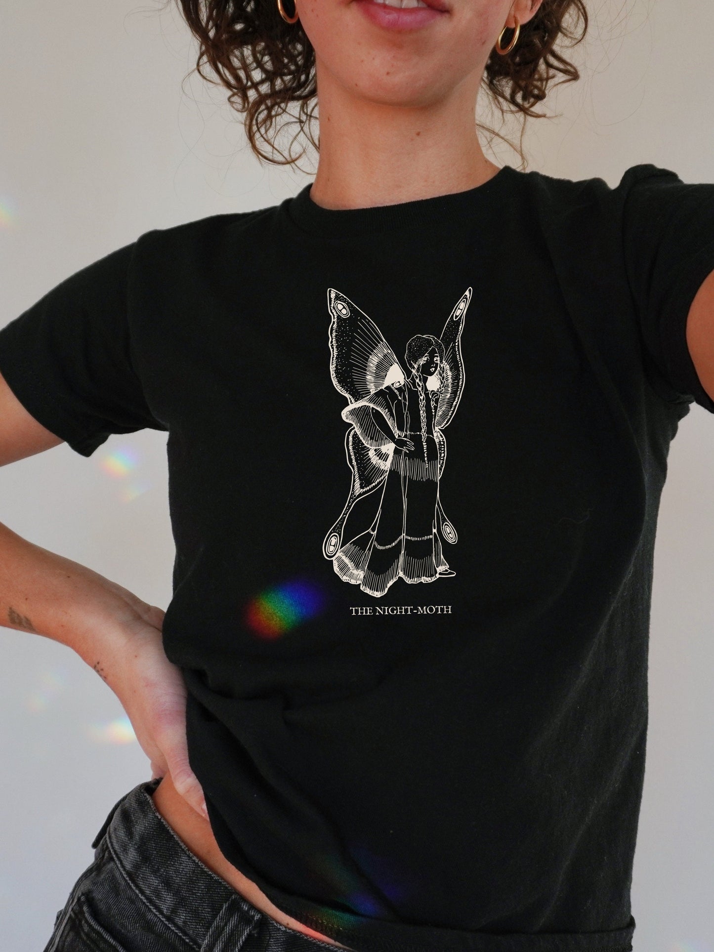 The Night Moth Fairycore Baby Tee
