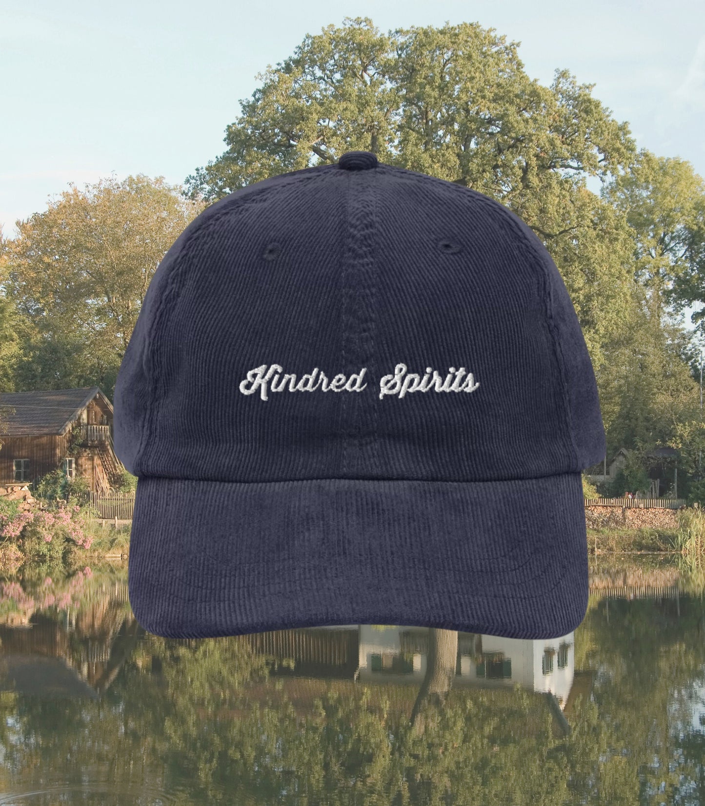 Anne of Green Gables Kindred Spirits Best Friend Embroidered Corduroy Dad Hat * Cottagecore Anne with an E Book Fandom Merch Gift