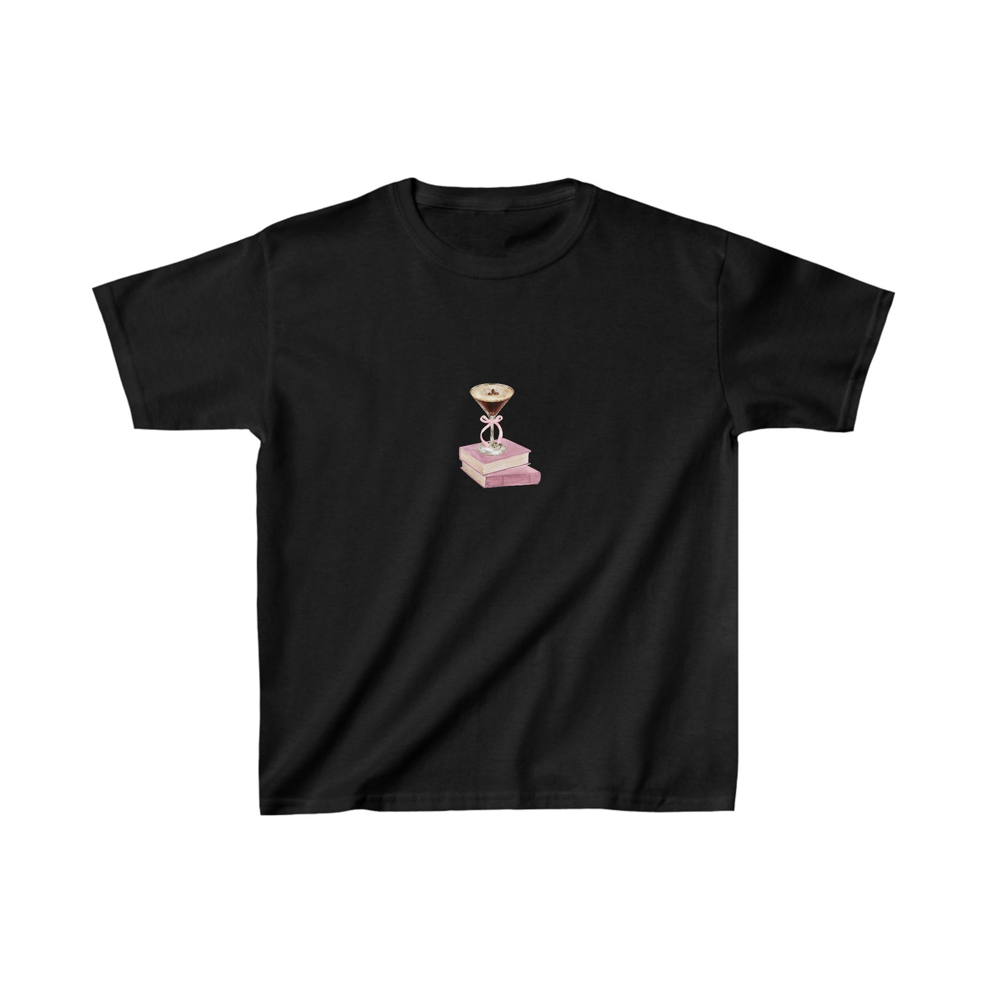 The Booktini Bookish Coquette Baby Tee