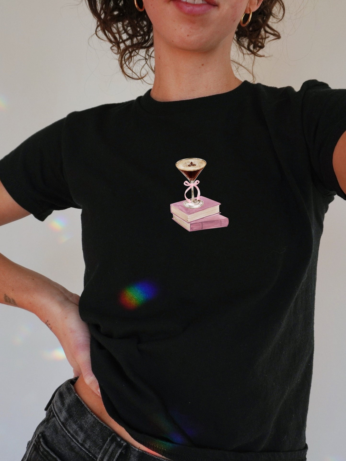 The Booktini Bookish Coquette Baby Tee