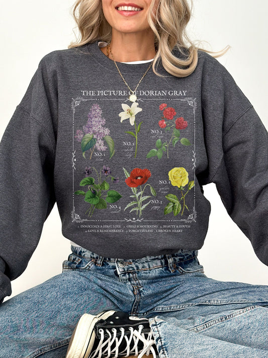 Picture of Dorian Gray Literary Flower Chart