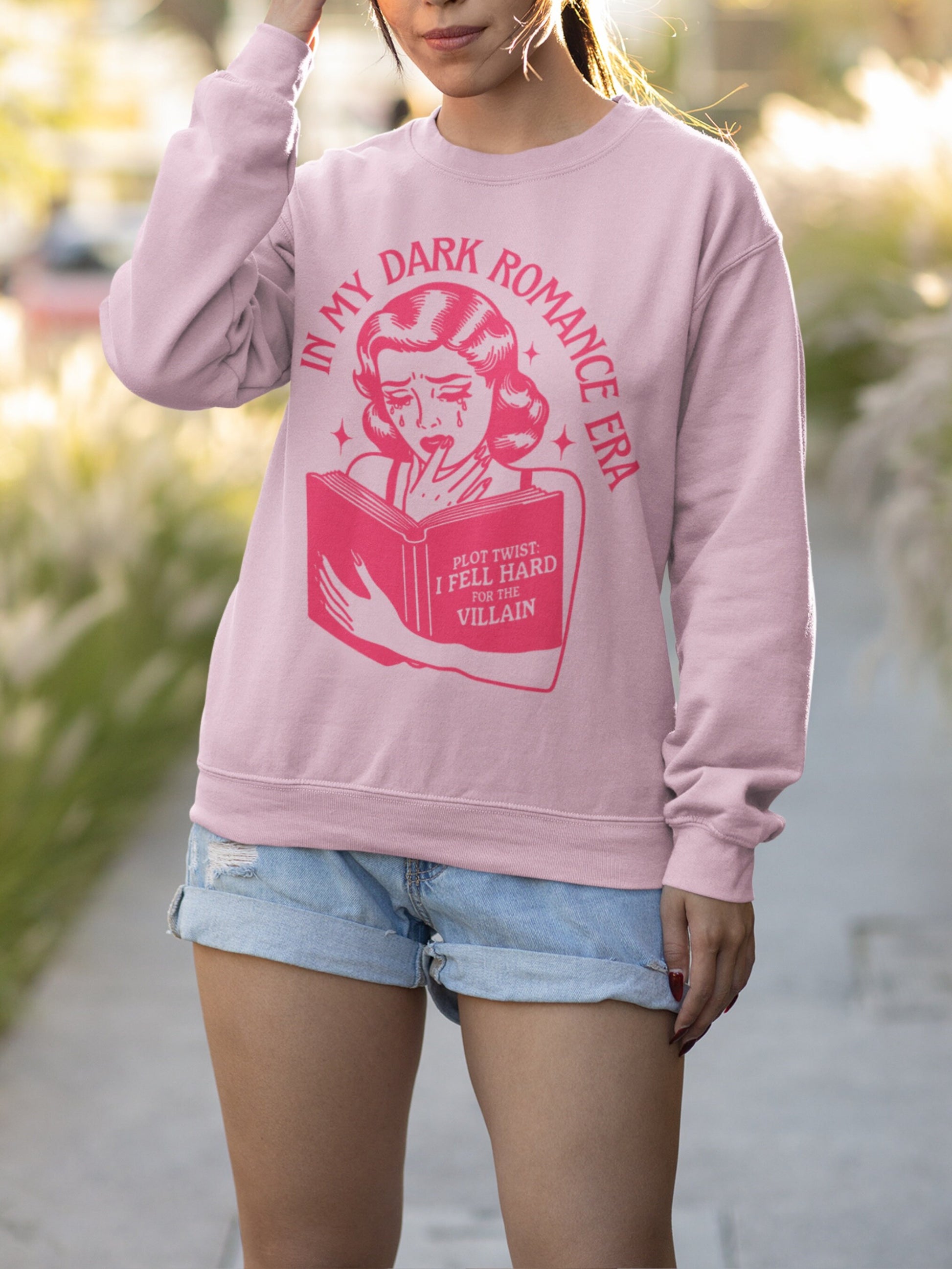 In My Dark Romance Era Villain Lover Bookish Sweatshirt * Enemies To Lovers Morally Grey Spicy Book Club Host Trope * Smut Reader Merch Gift